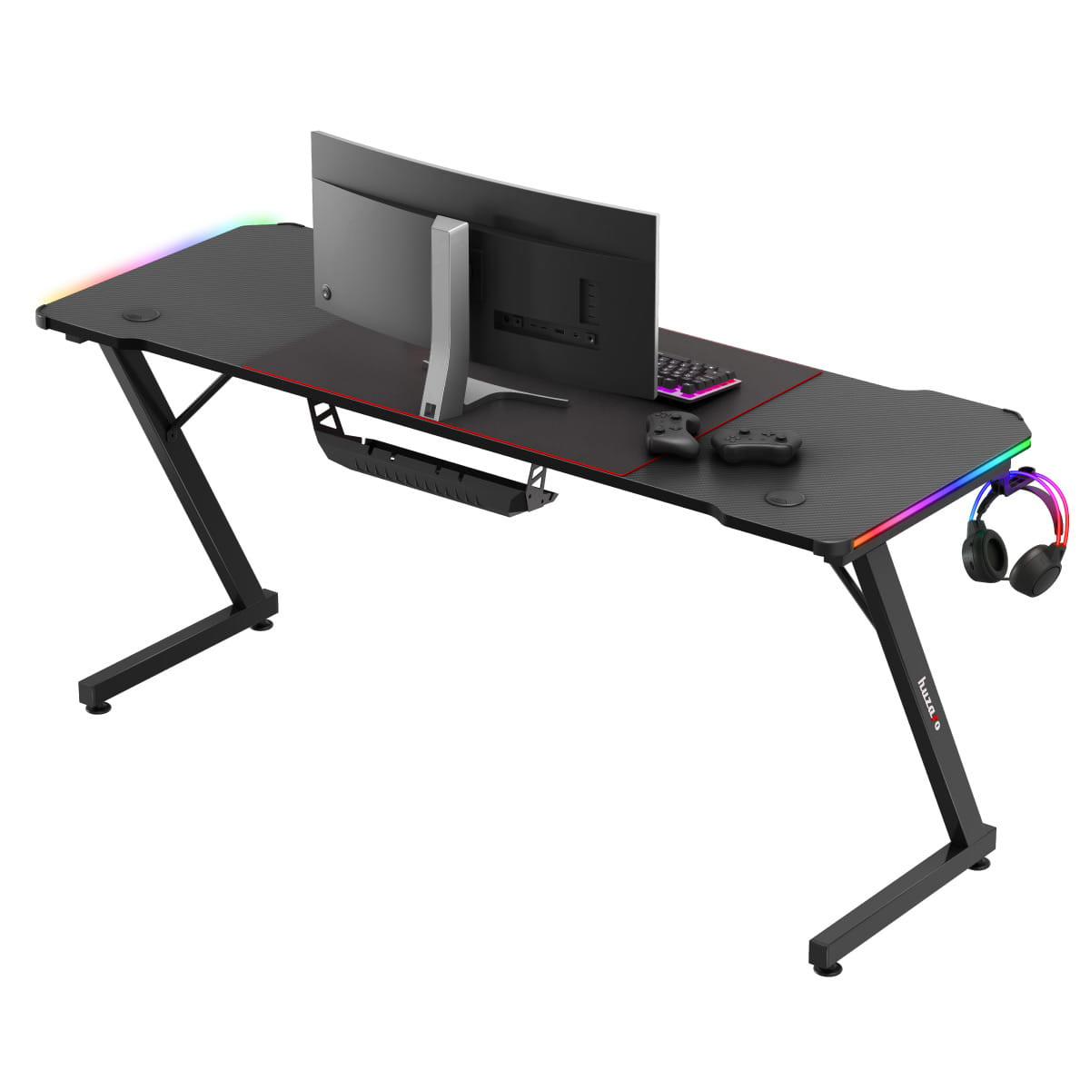 Huzaro Hero 4.8 RGB 160 cm birou de gaming