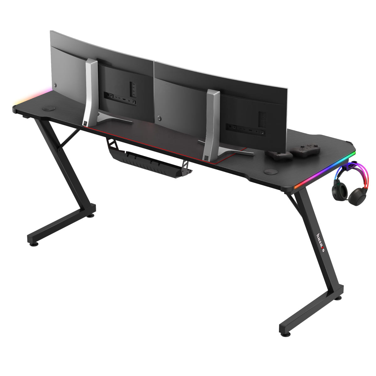 Huzaro Hero 4.8 RGB 160 cm birou de gaming
