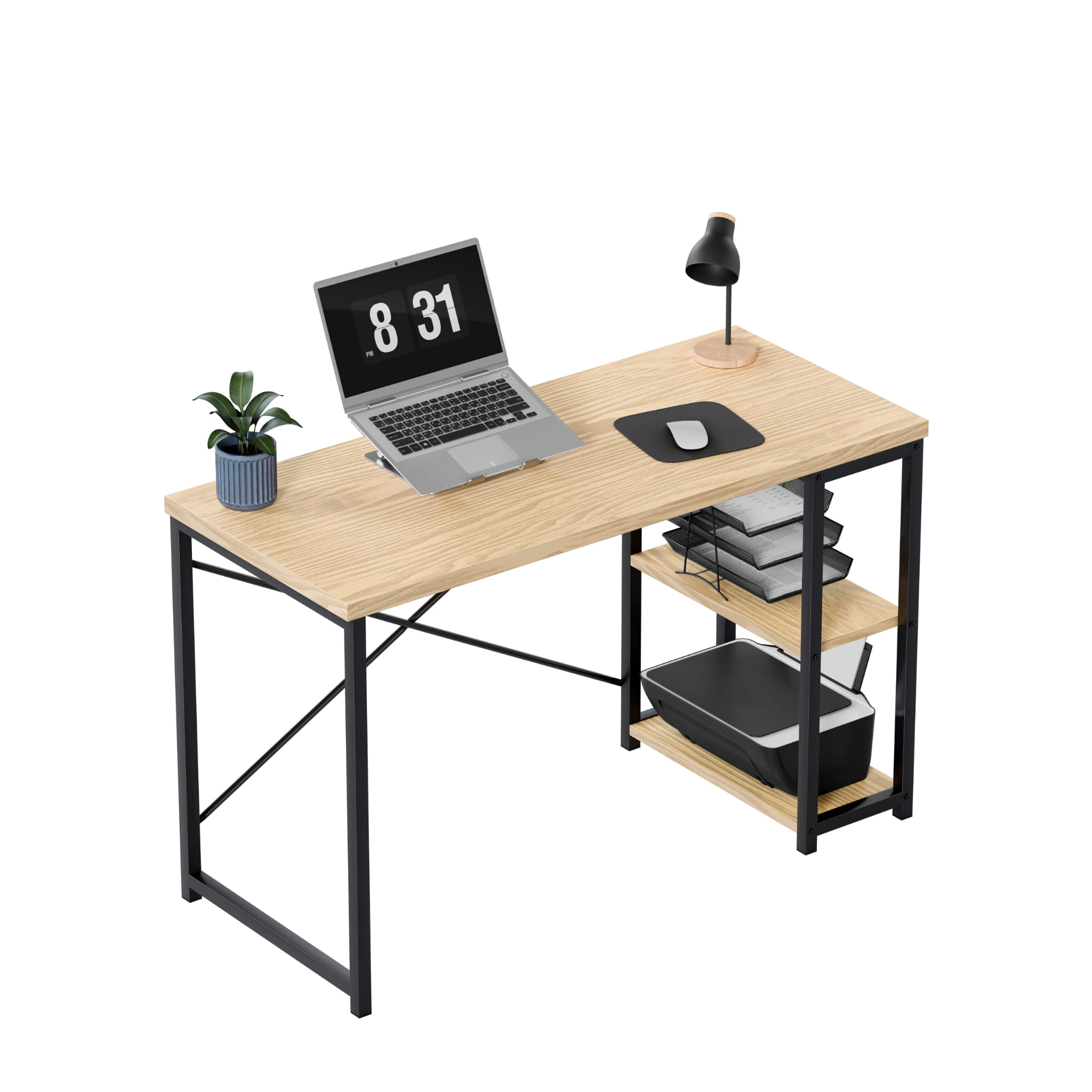 Mark Adler Leader 2.0 Birou artizanal cu rafturi 120 cm