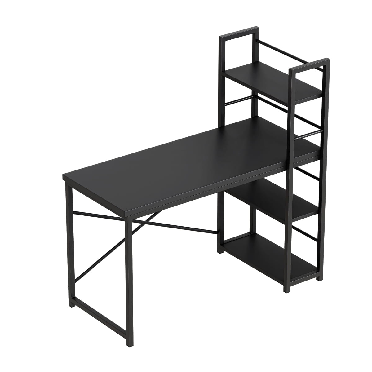 Mark Adler Leader 4.0 Black 120 cm birou cu rafturi