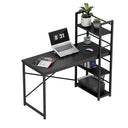 Mark Adler Leader 4.0 Black 120 cm birou cu rafturi