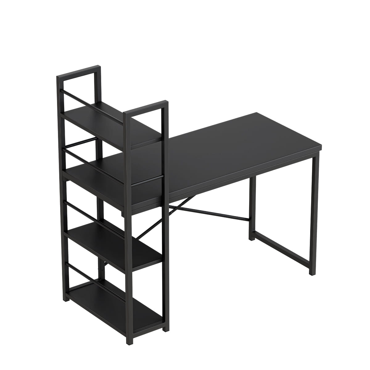 Mark Adler Leader 4.0 Black 120 cm birou cu rafturi