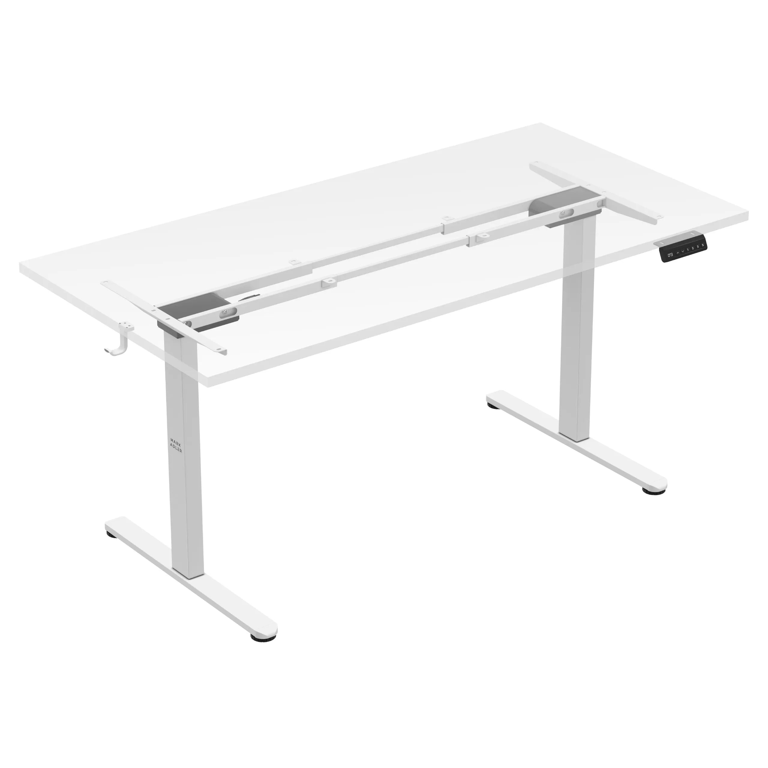 Mark Adler Xeno 4.5 Suport de birou electric alb cu două motoare