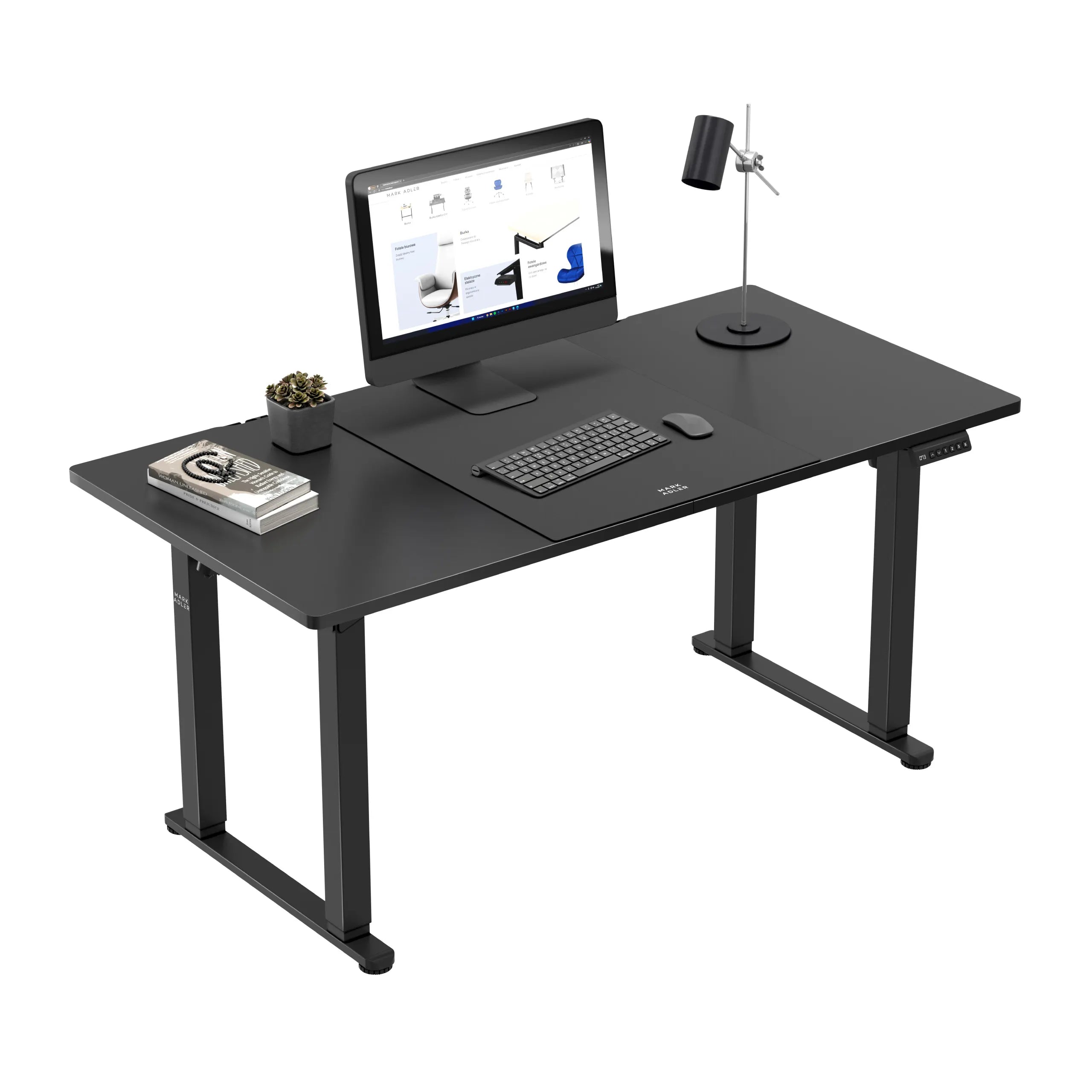 Birou electric Mark Adler Leader 9.3 Black 160 cm