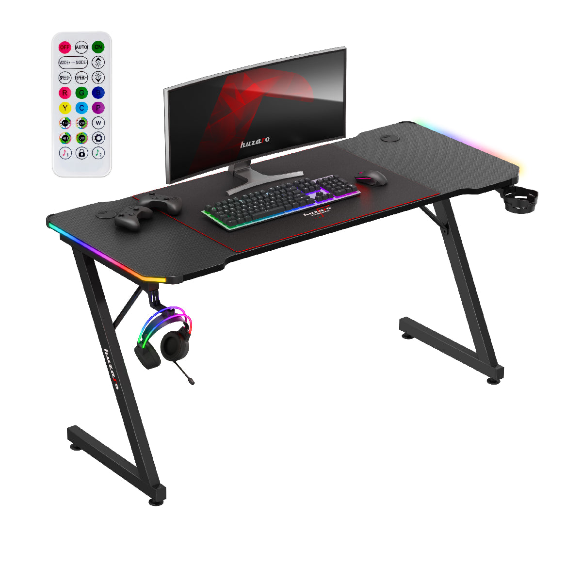 Huzaro Hero 3.3 RGB birou de gaming 140 cm