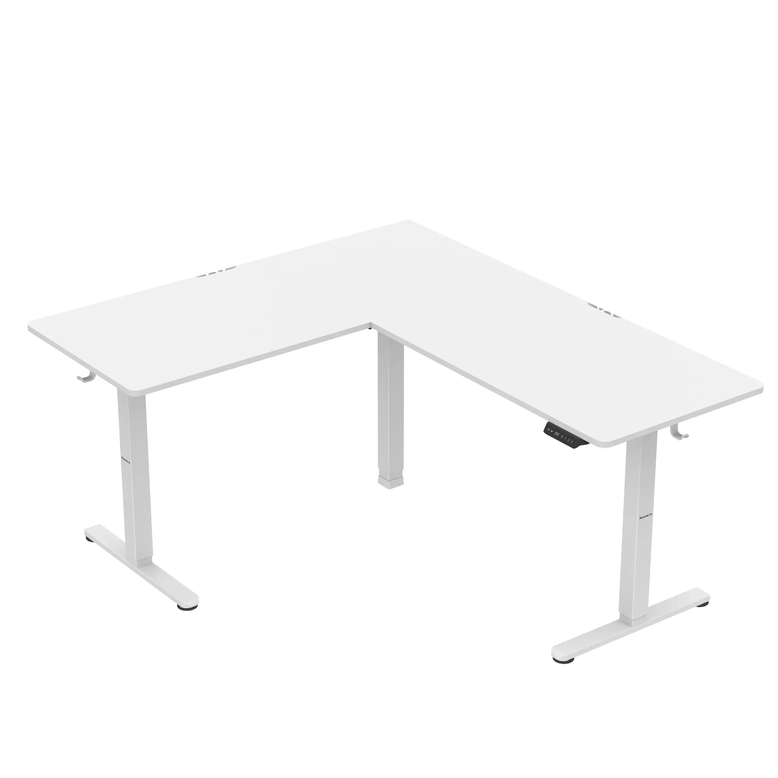 Huzaro Hero 9.5 Alb 160 cm birou electric de colț