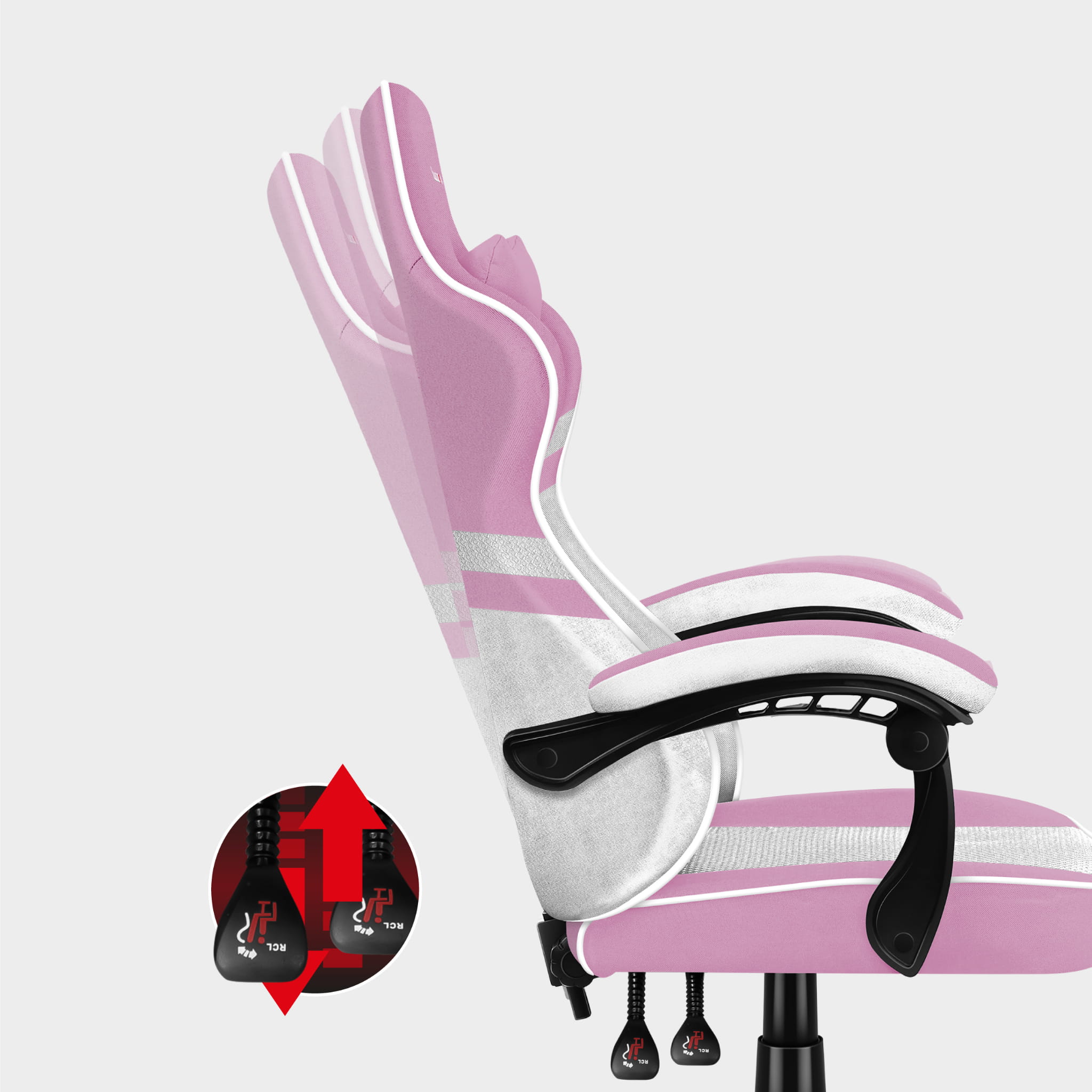 Huzaro FORCE 4.4 Pink Mesh Gaming Chair