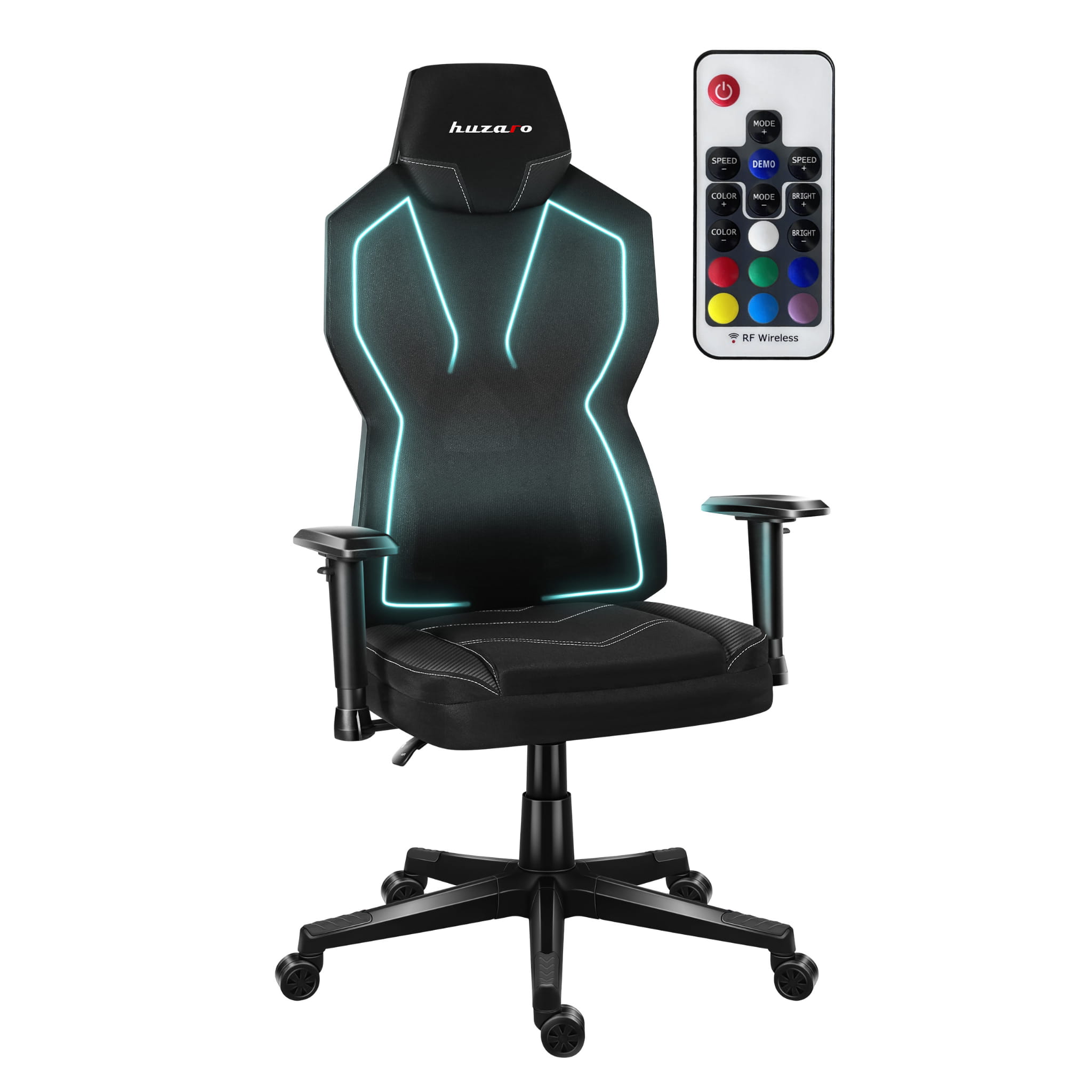 Scaun de gaming Huzaro COMBAT 6.2 Black RGB