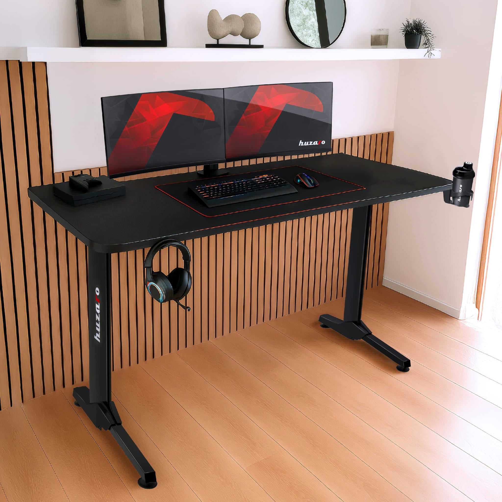 Huzaro Hero 4.7 Negru 160 cm birou de gaming