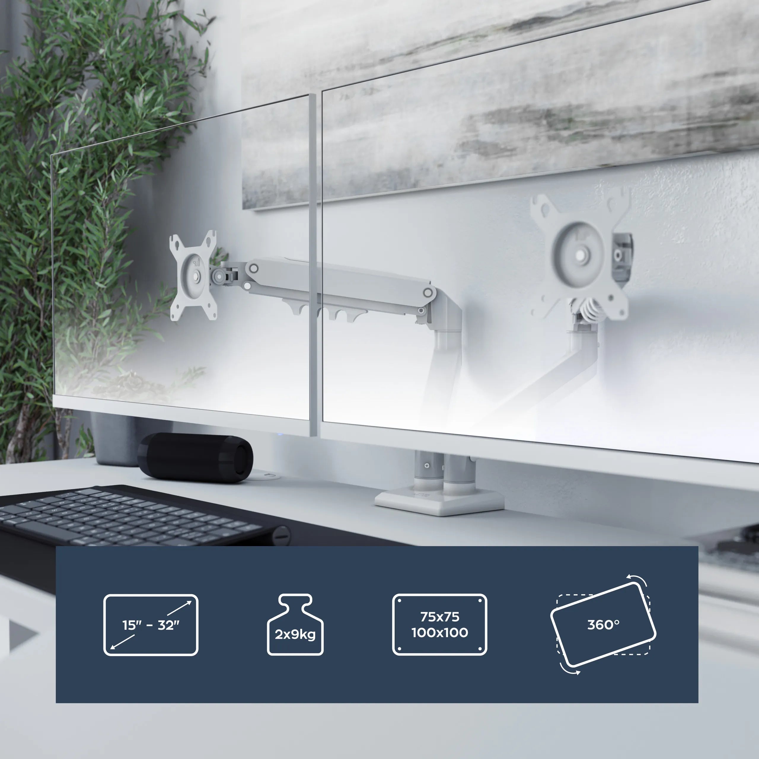 Mark Adler Flow 4.0 montare monitor dublu