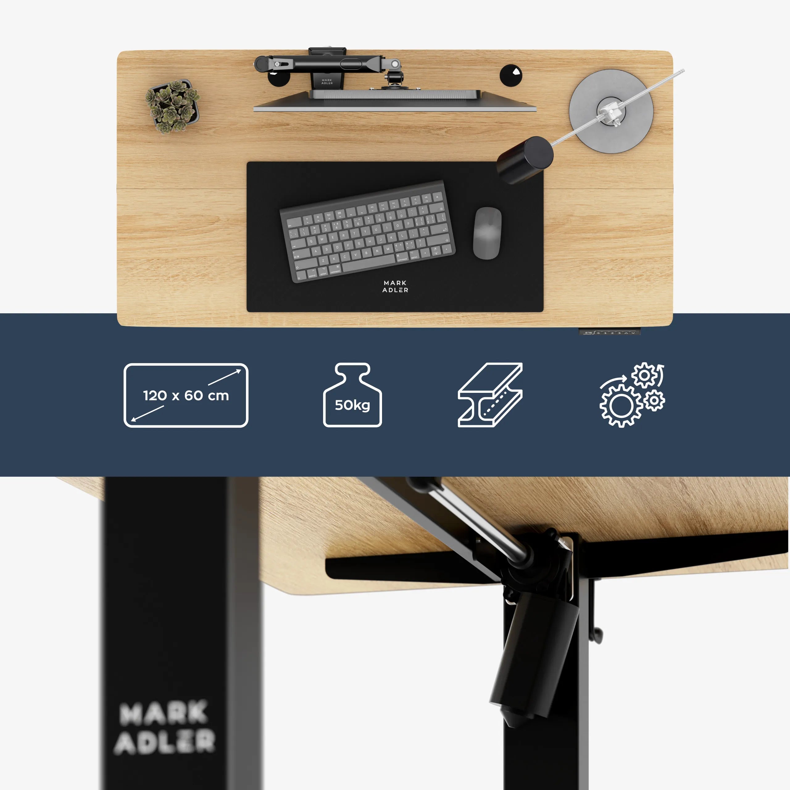 Birou electric reglabil Mark Adler Leader 6.9 120 cm