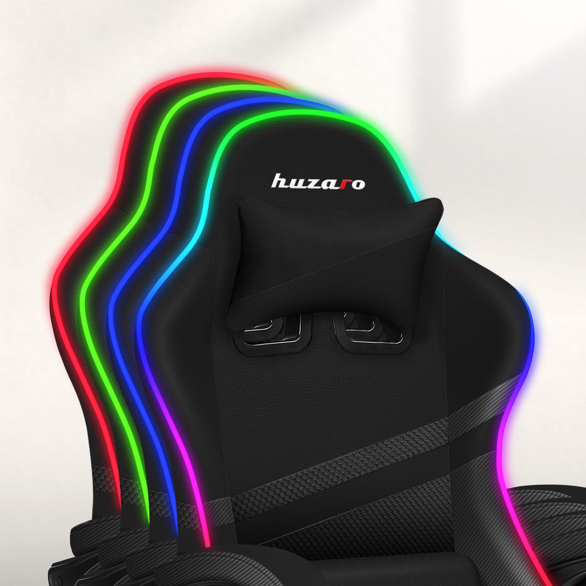 Huzaro FORCE 4.4 RGB Black Mesh Gaming Chair