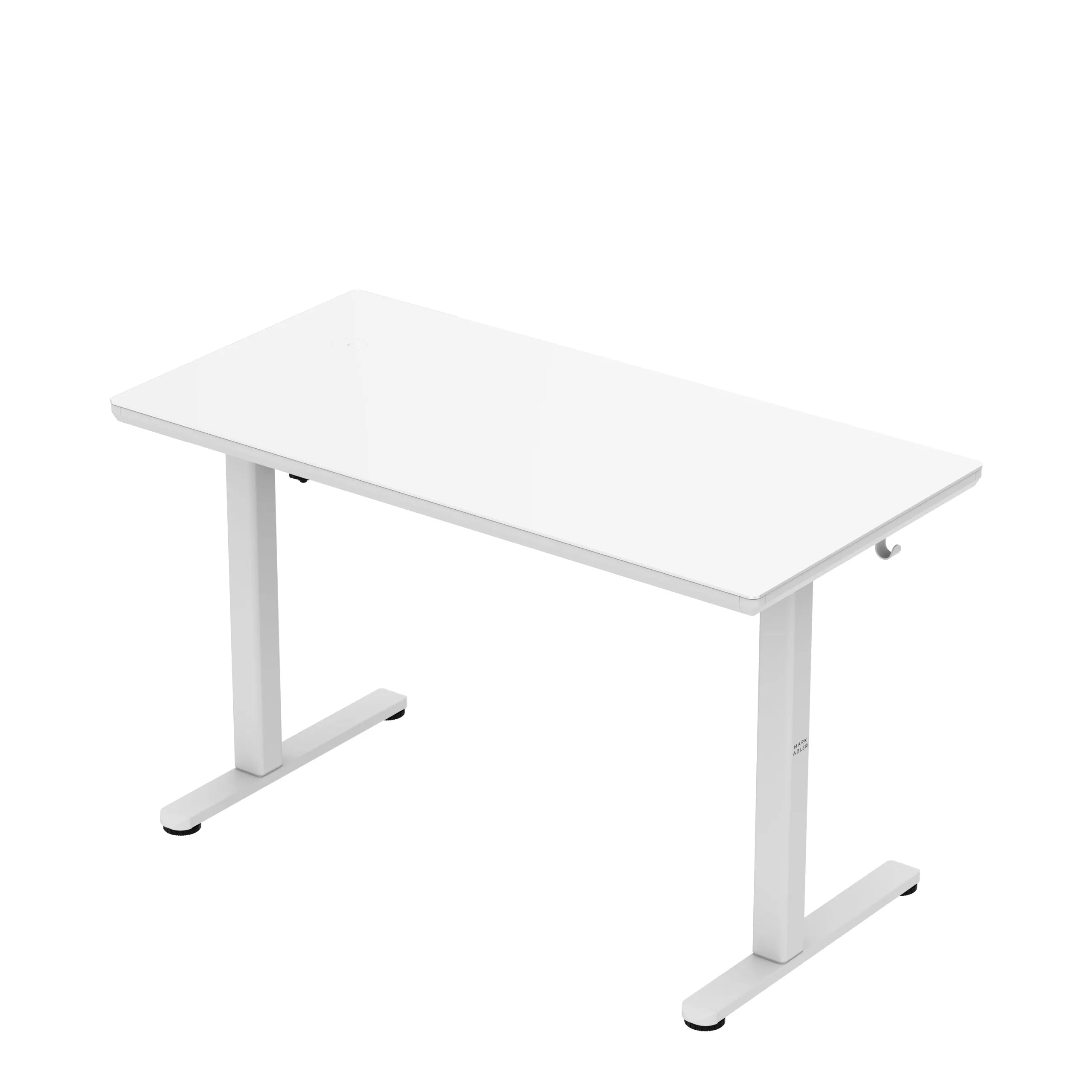 Mark Adler Leader 8.5 Birou electric alb cu blat din sticlă