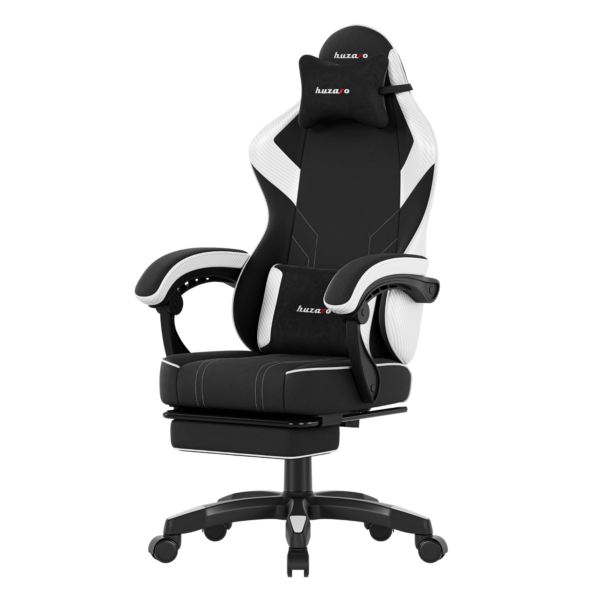 Scaun de gaming Huzaro Force 3.7 White Carbon