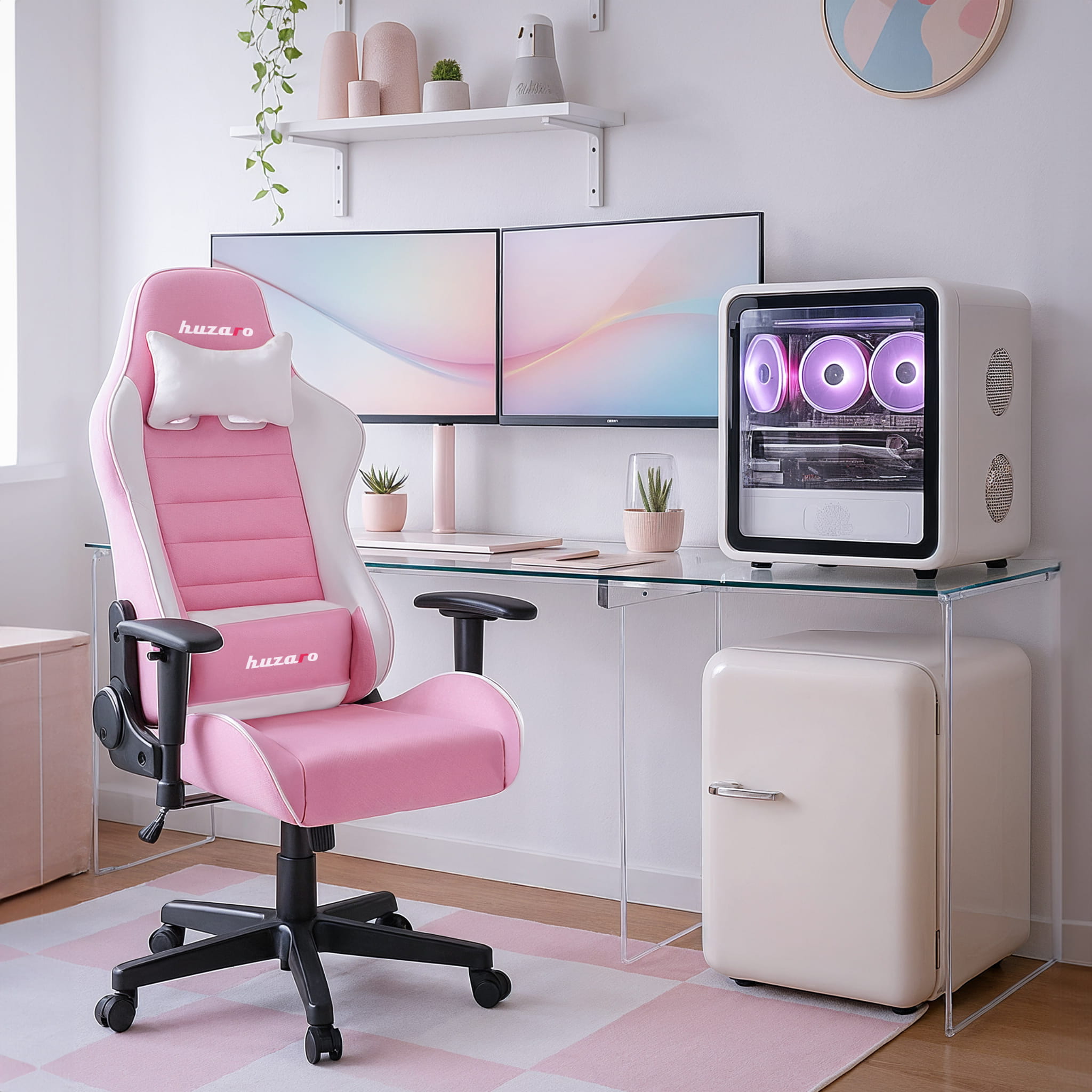 Scaun de gaming pentru copii Huzaro RANGER 6.0 Pink