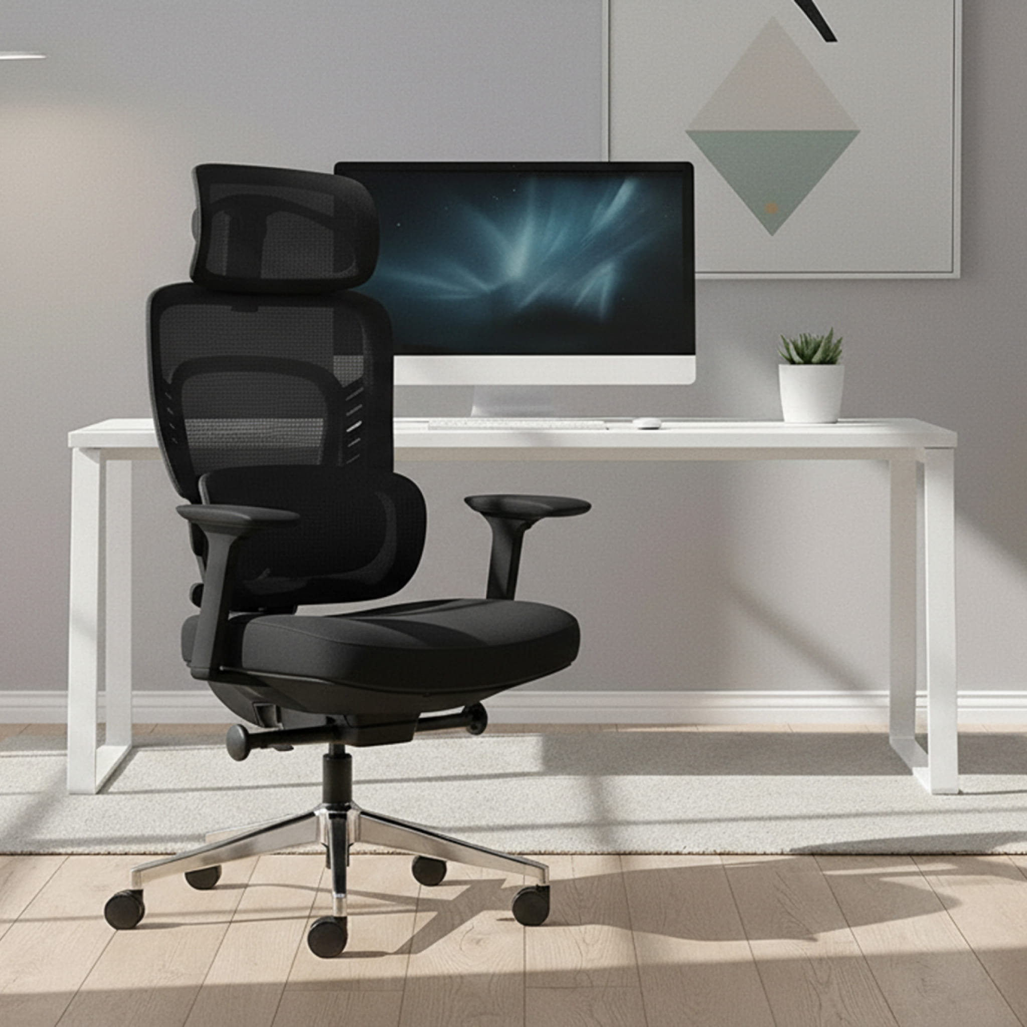 Scaun de birou cu masaj Mark Adler Visioner 6.1 Black