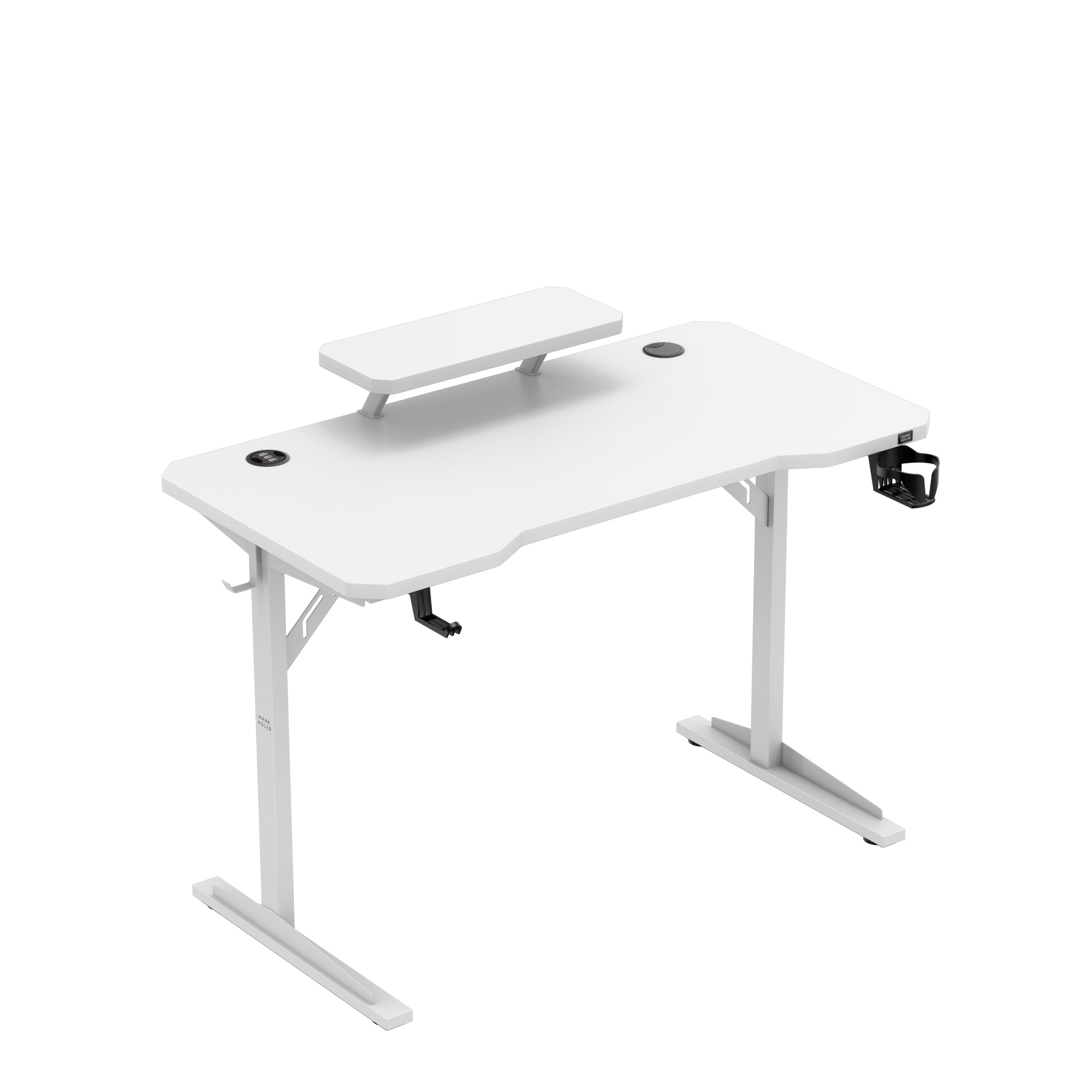 Birou pentru calculator cu poliță Mark Adler Leader 5.1 Alb 115 cm
