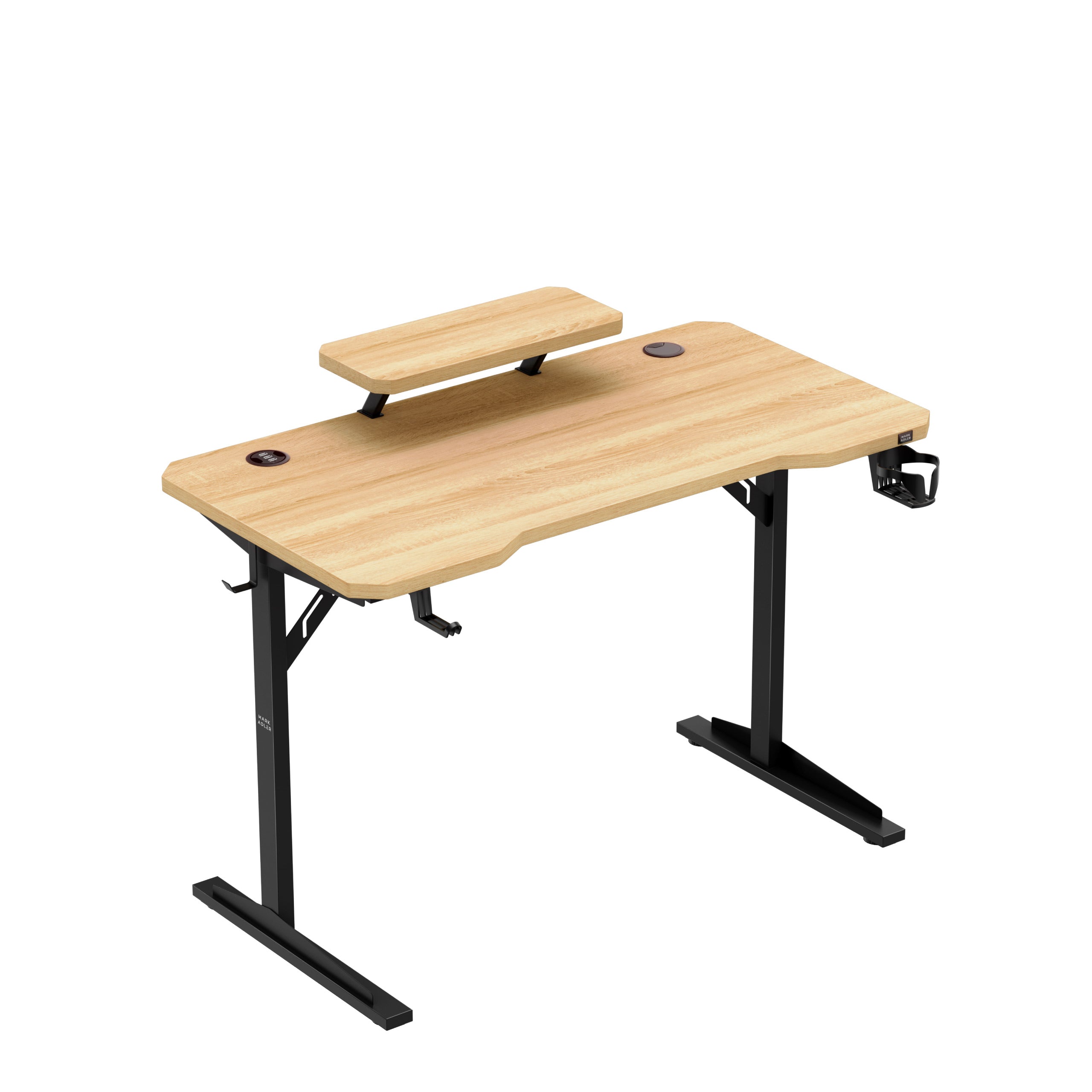 Birou pentru calculator cu poliță Mark Adler Leader 5.1 Stejar 115 cm