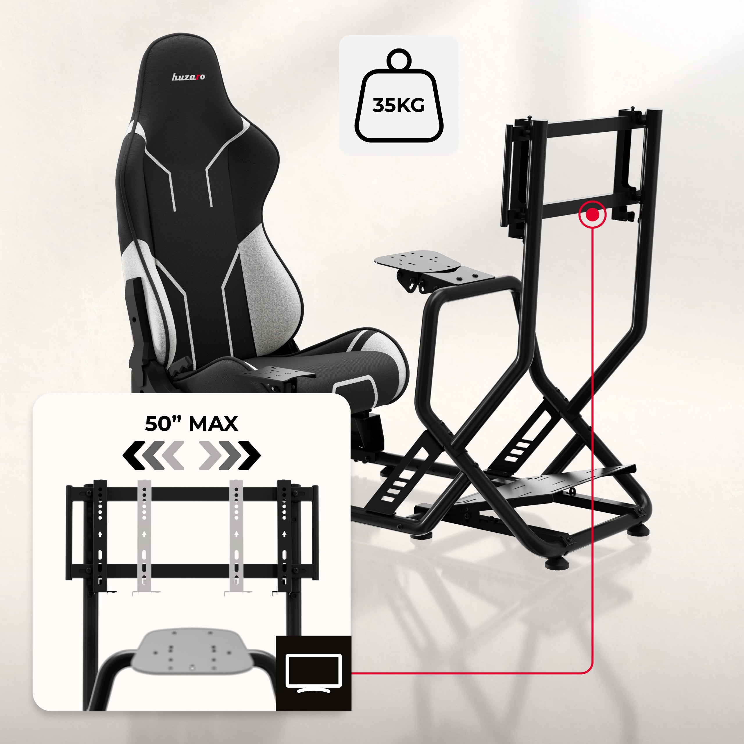 Huzaro Speed 6.0 cockpit de curse simulate