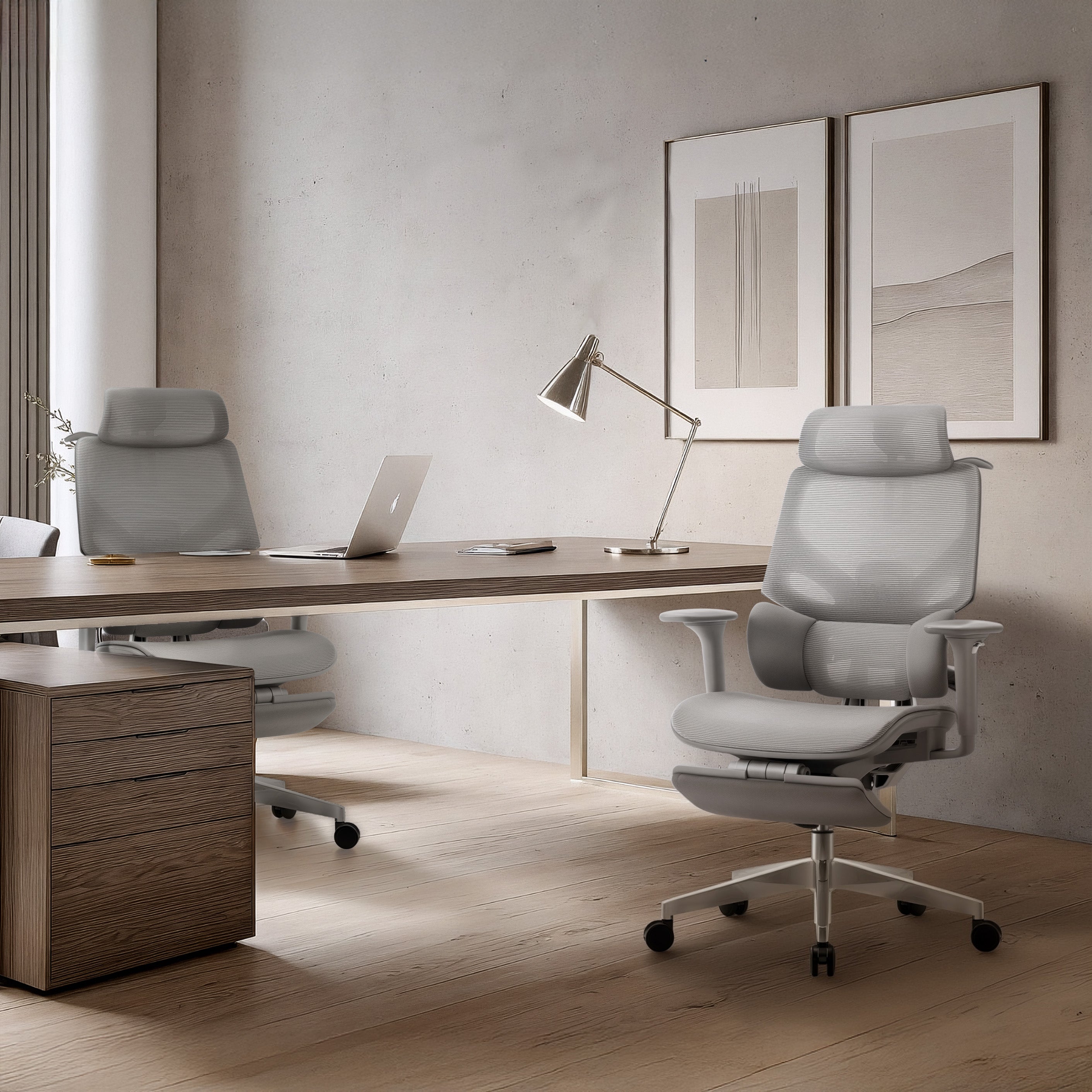 Scaun ergonomic Mark Adler Expert 8.7 Grey Mesh