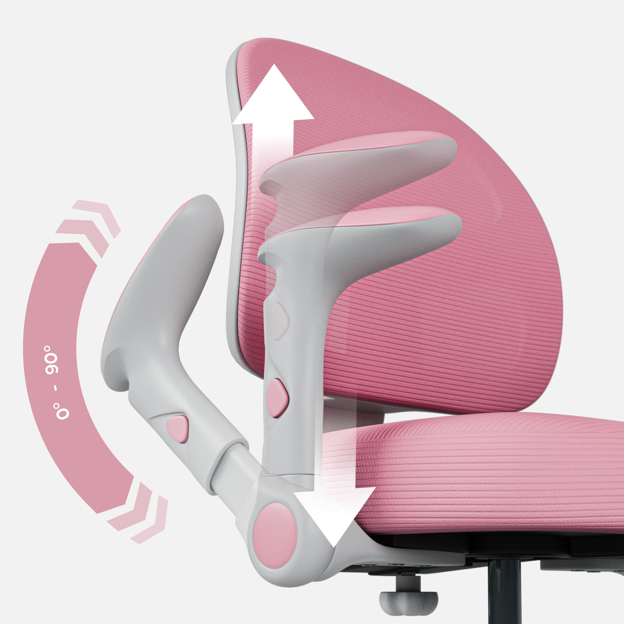 Scaun pivotant Mark Adler JUNIOR 5.0 Pink