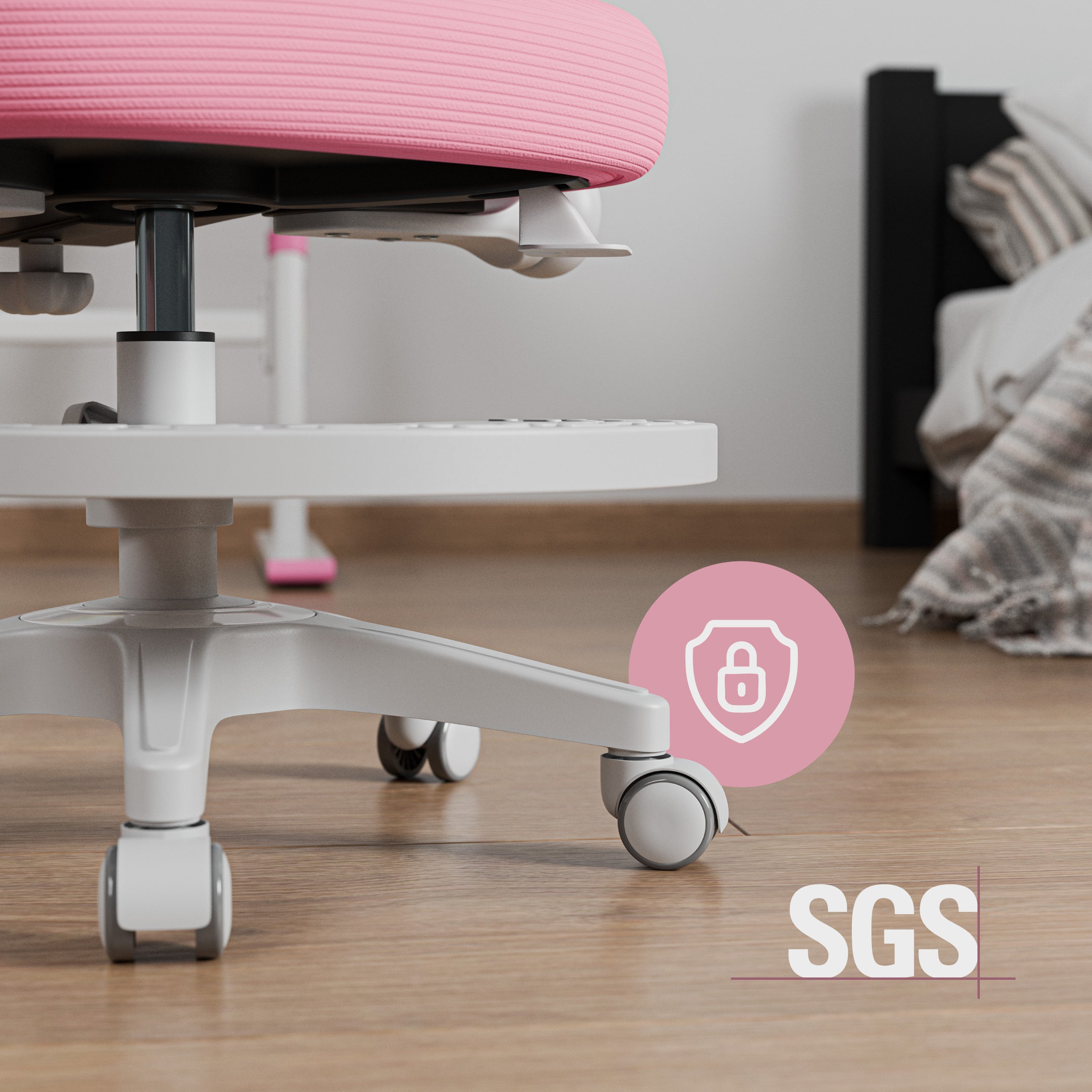 Scaun pivotant Mark Adler JUNIOR 5.0 Pink