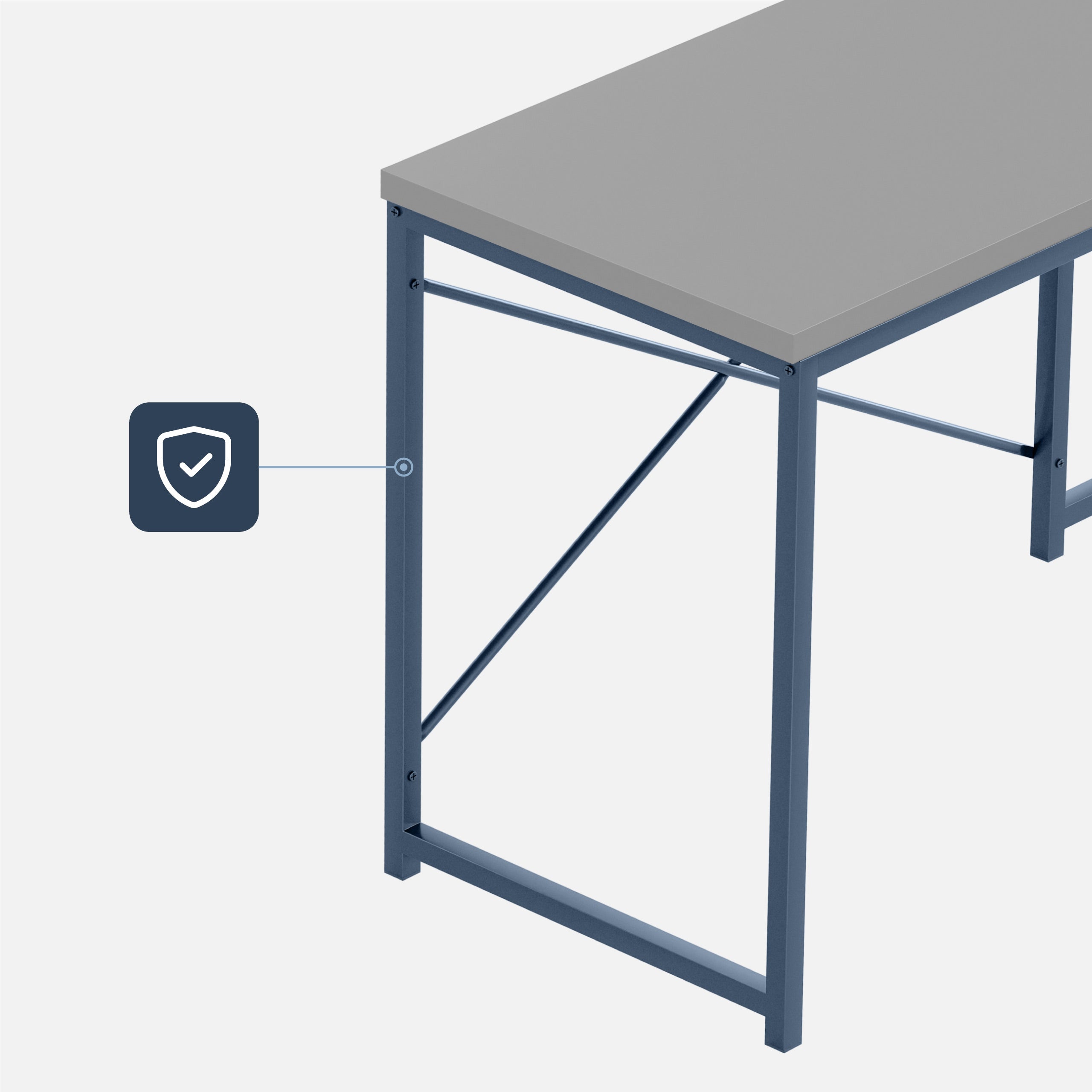 Birou de colț cu rafturi Mark Adler Leader 5.9 Negru 145 cm