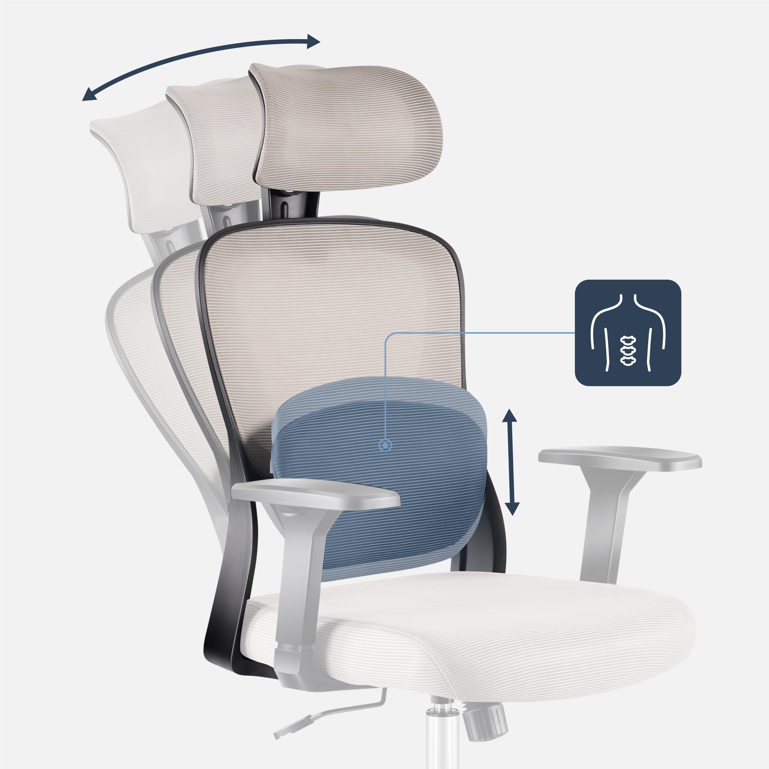 Mark Adler Manager 3.2 Scaun de birou gri