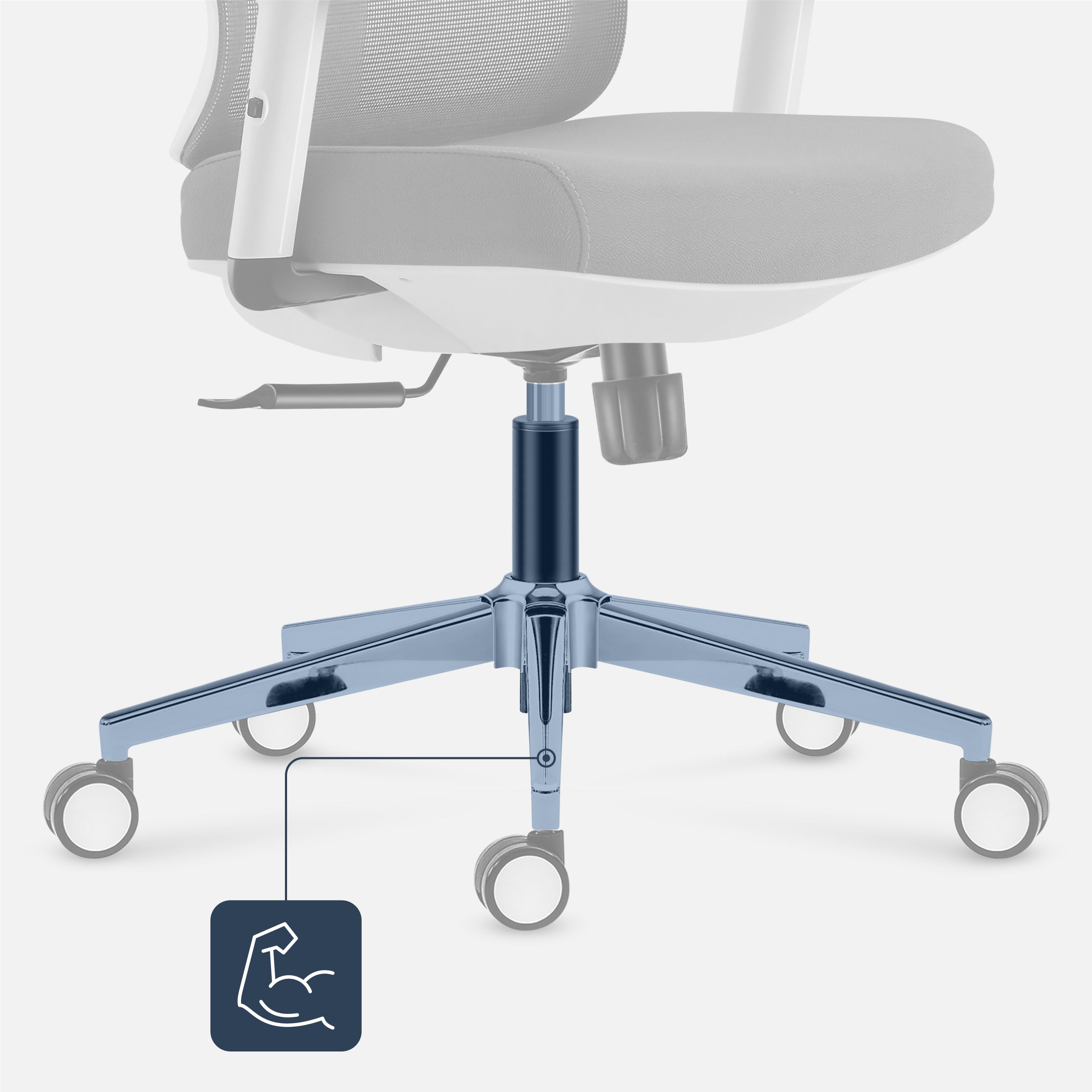 Mark Adler Manager 3.3 Scaun ergonomic alb