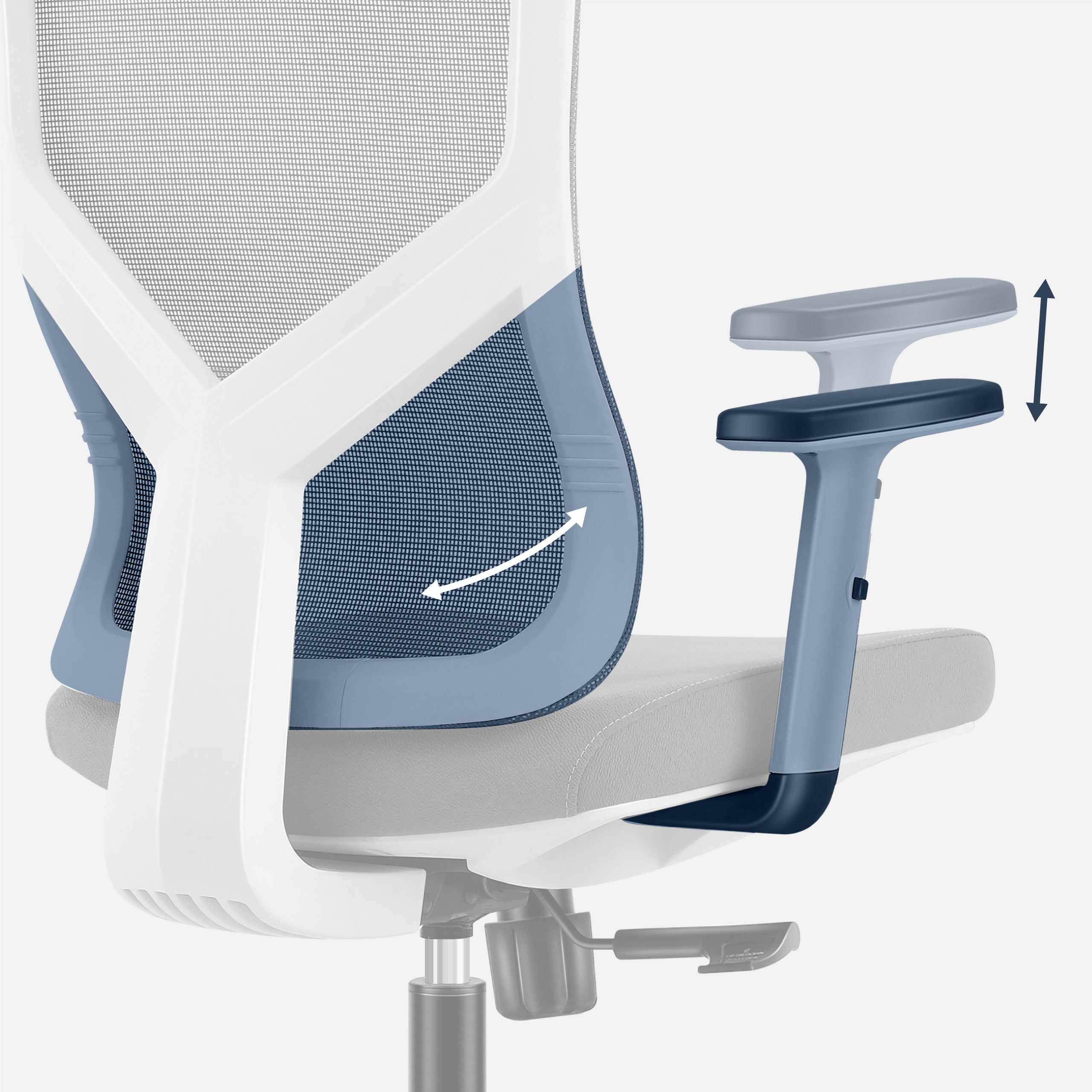 Mark Adler Manager 3.3 Scaun ergonomic alb