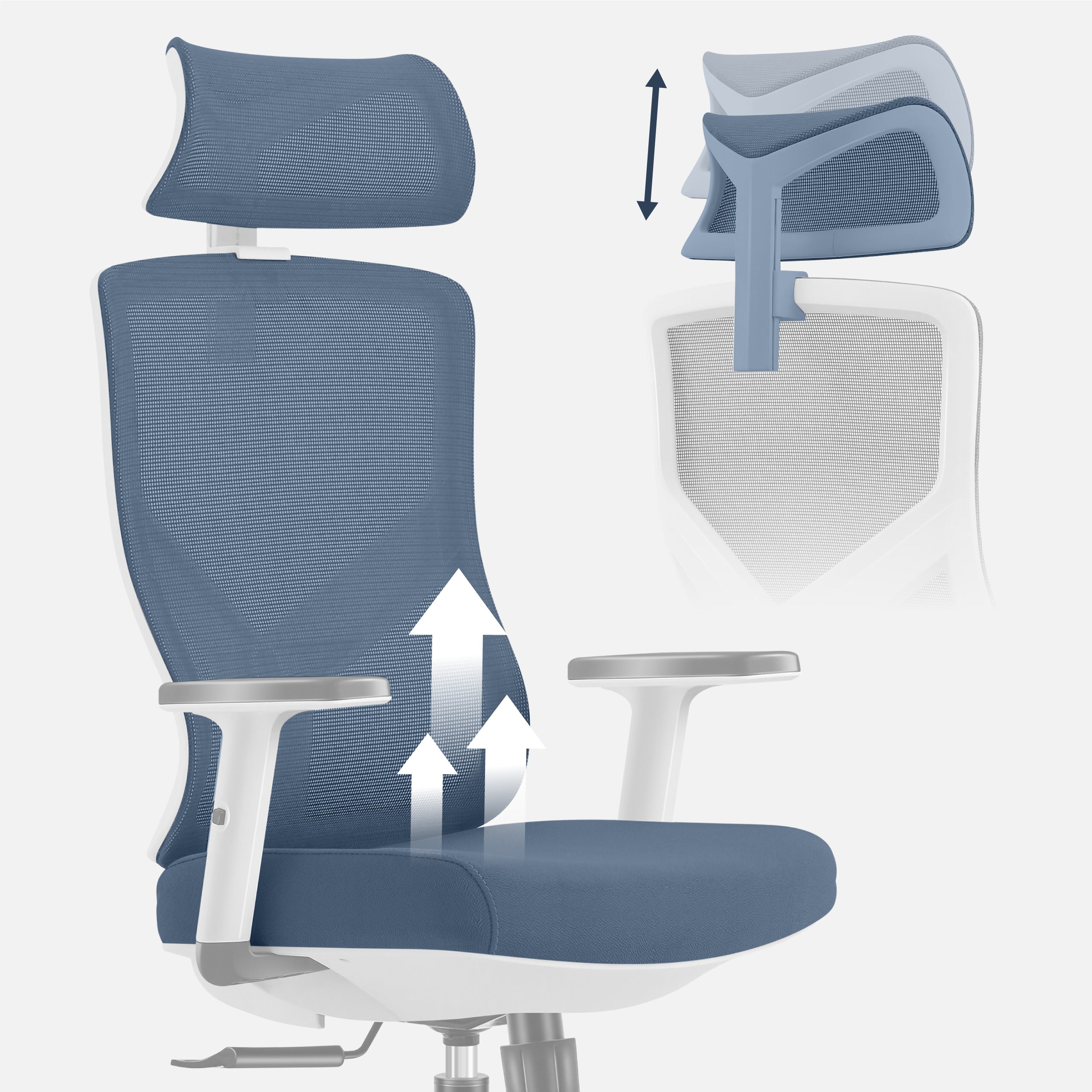Mark Adler Manager 3.3 Scaun ergonomic alb