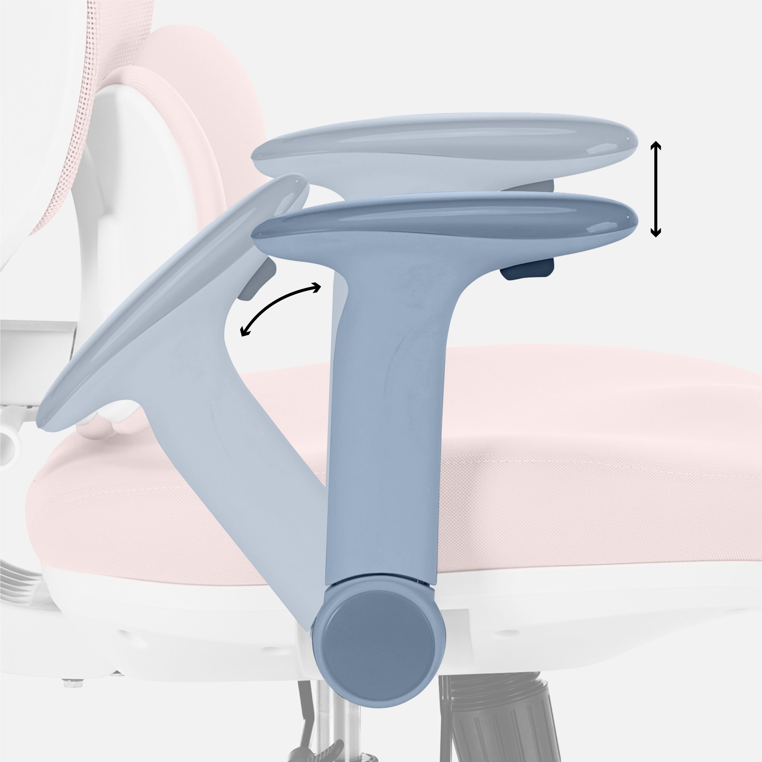 Scaun de birou ergonomic pentru copii Mark Adler Junior 6.3 Pink