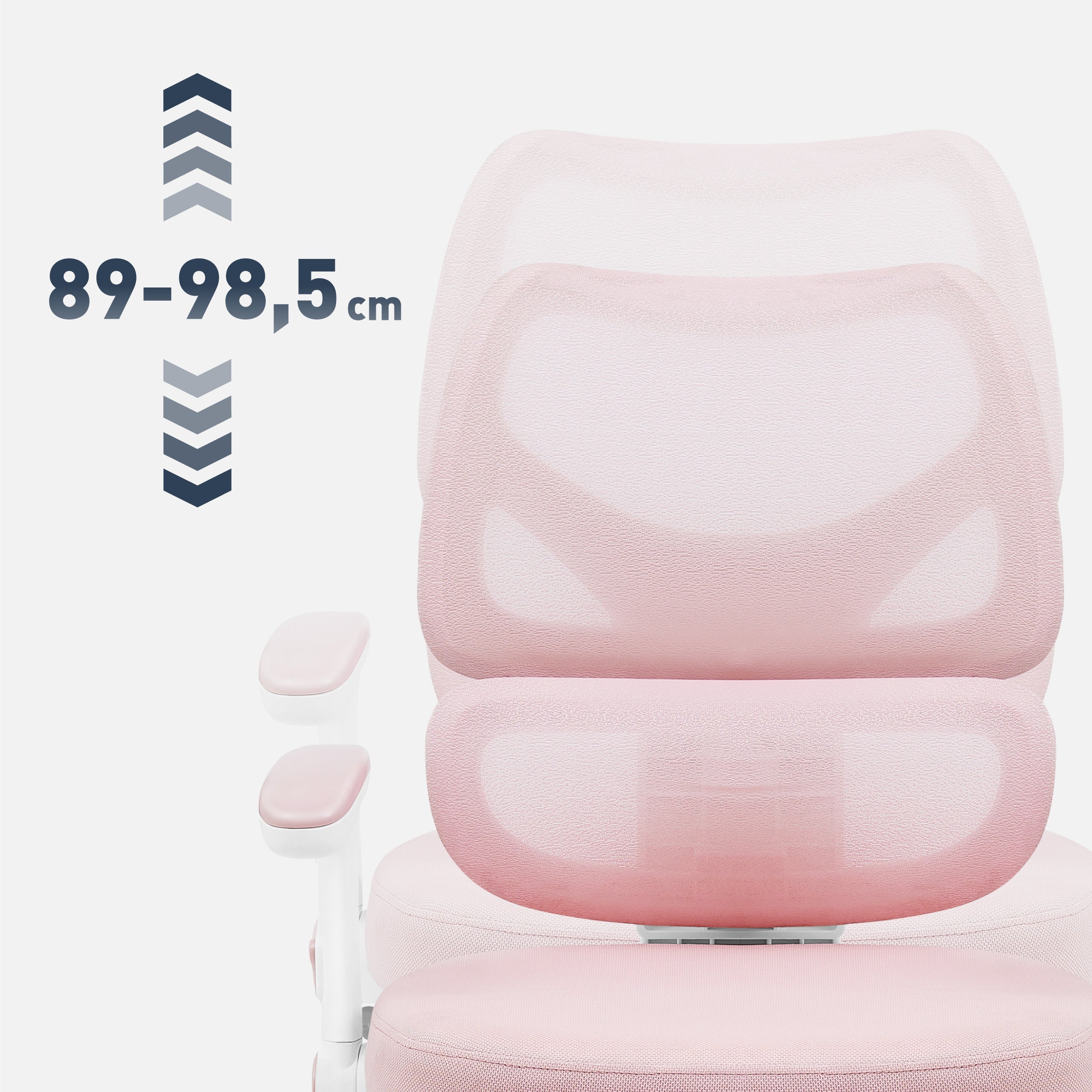 Scaun de birou rotativ pentru copii Mark Adler Junior 5.3 Pink