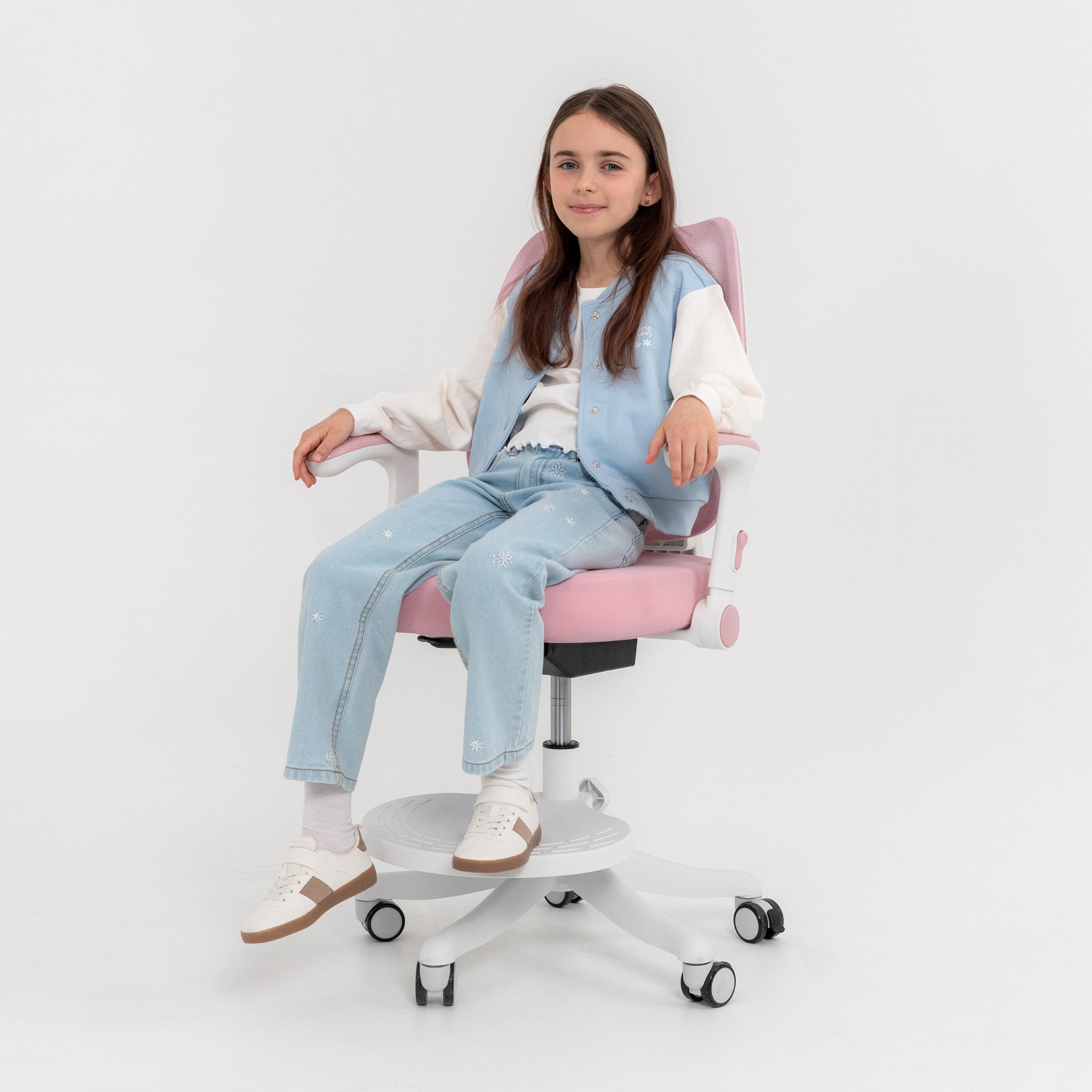 Scaun de birou rotativ pentru copii Mark Adler Junior 5.3 Pink
