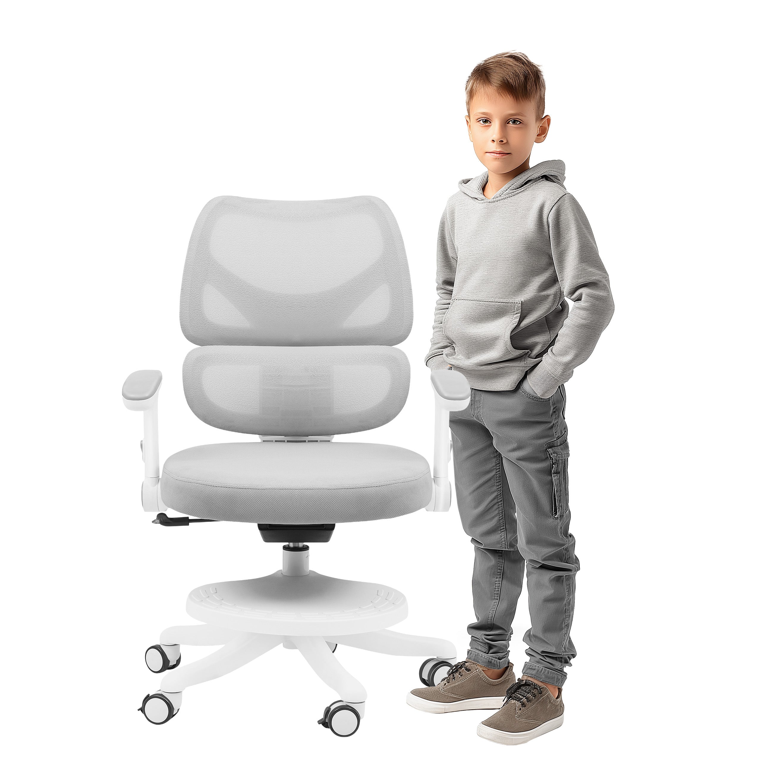 Scaun de birou rotativ pentru copii Mark Adler Junior 5.3 Grey