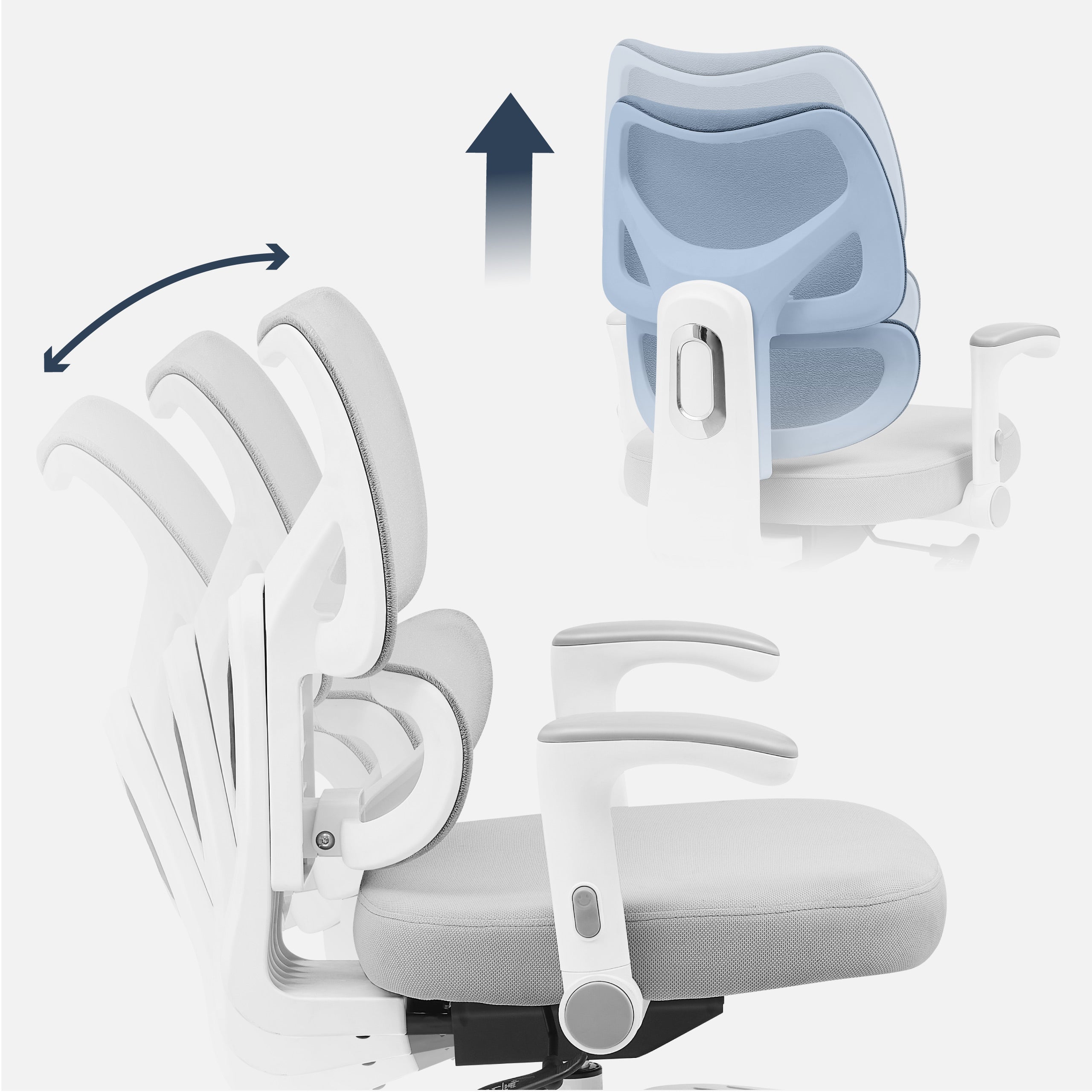 Scaun de birou rotativ pentru copii Mark Adler Junior 5.3 Grey