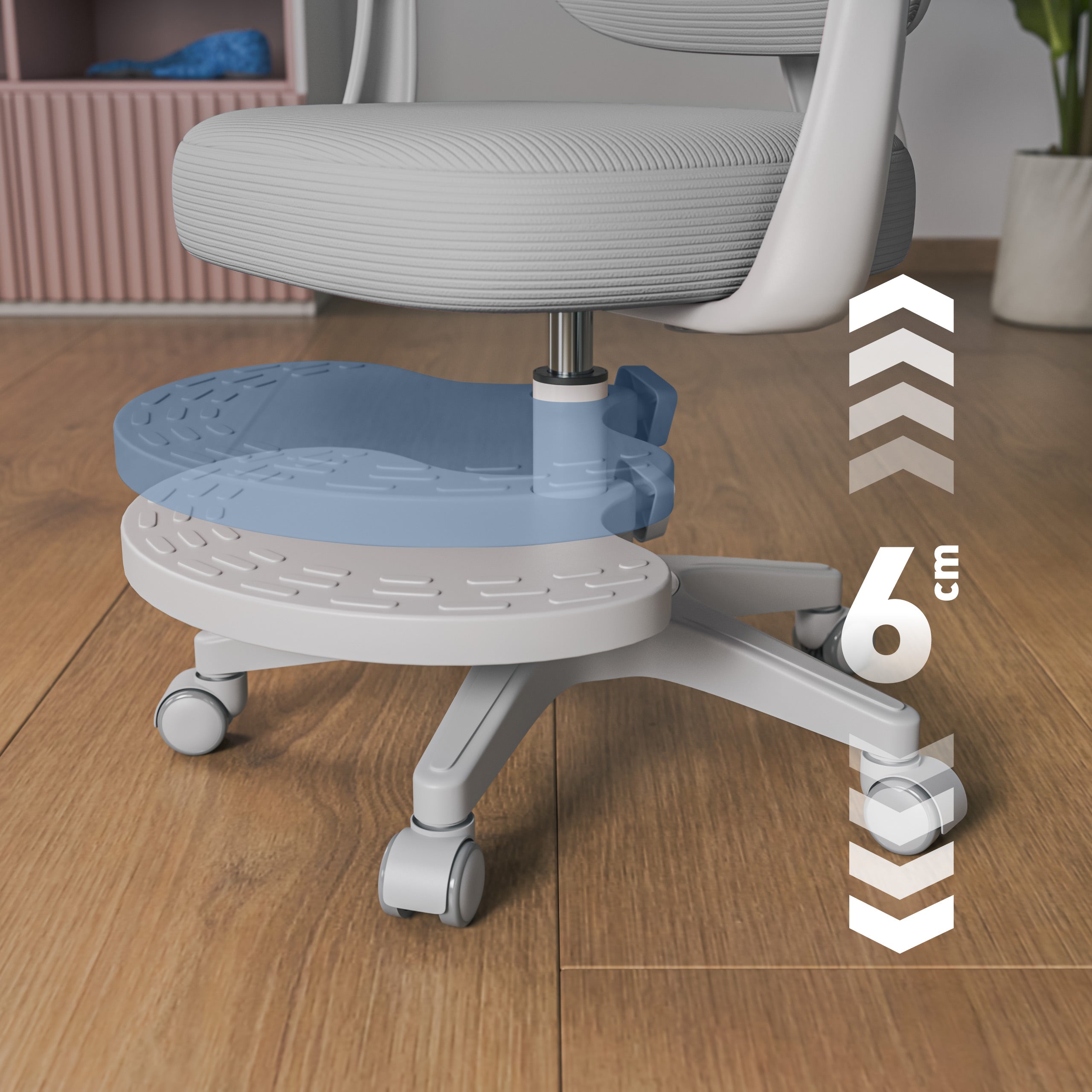 Scaun ergonomic pentru copii Mark Adler Junior 4.4 Gri