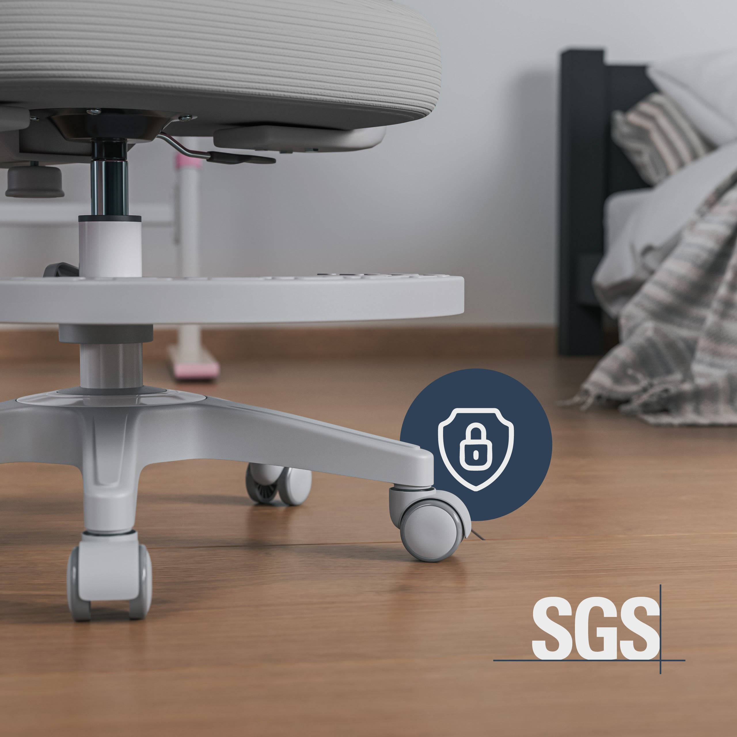 Scaun ergonomic pentru copii Mark Adler Junior 4.4 Gri