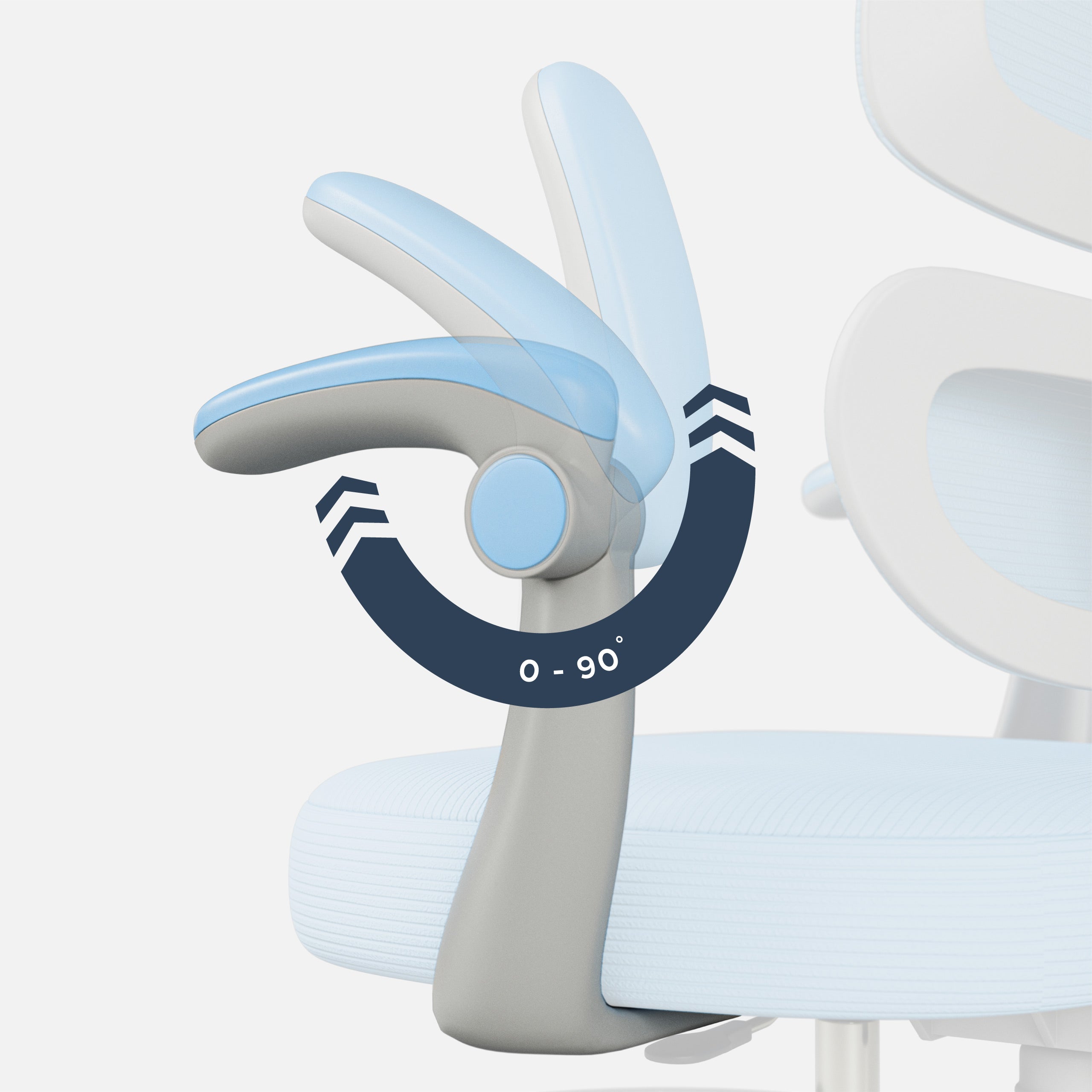 Scaun ergonomic pentru copii Mark Adler Junior 4.4 Blue