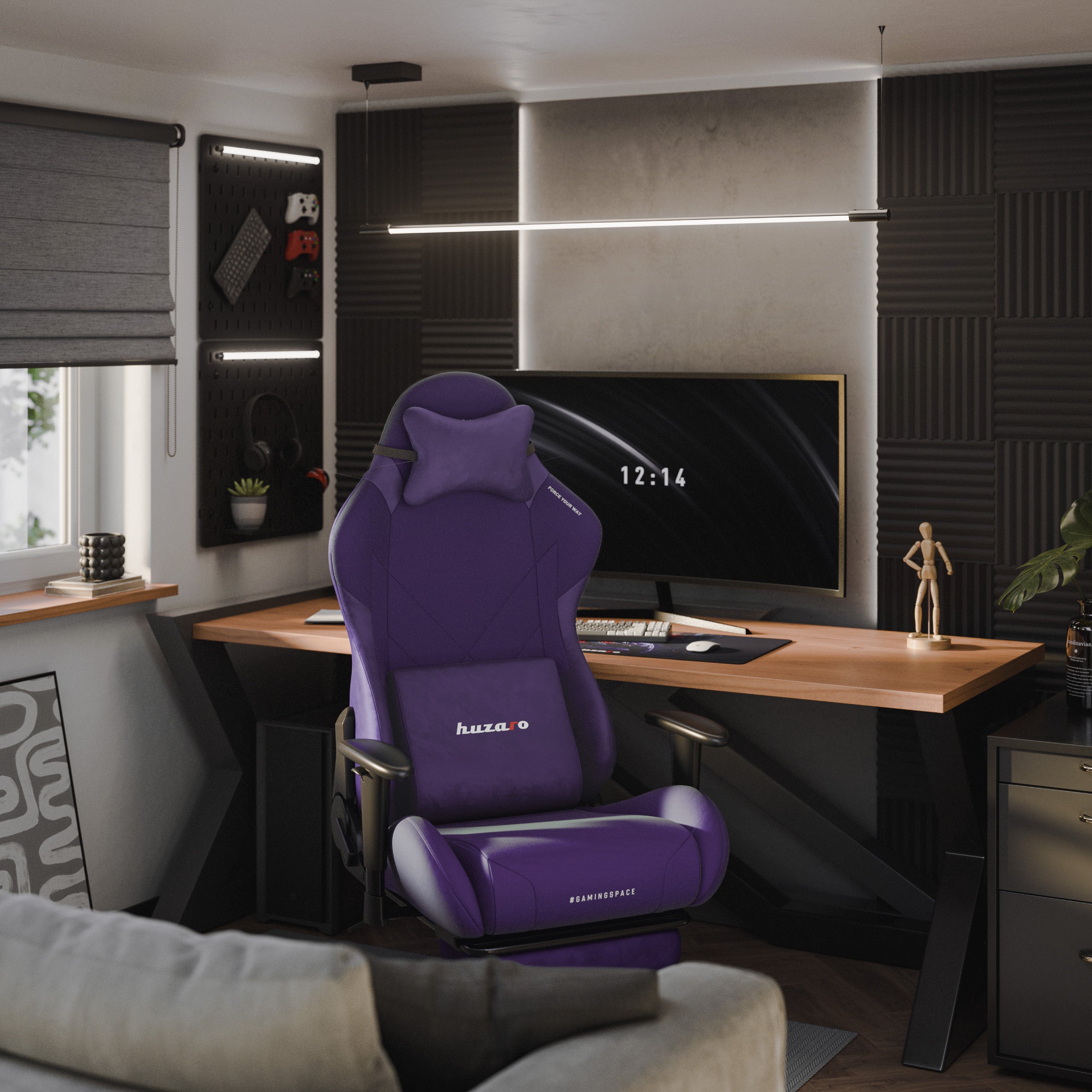 Scaun gaming Huzaro Force 5.7 Violet