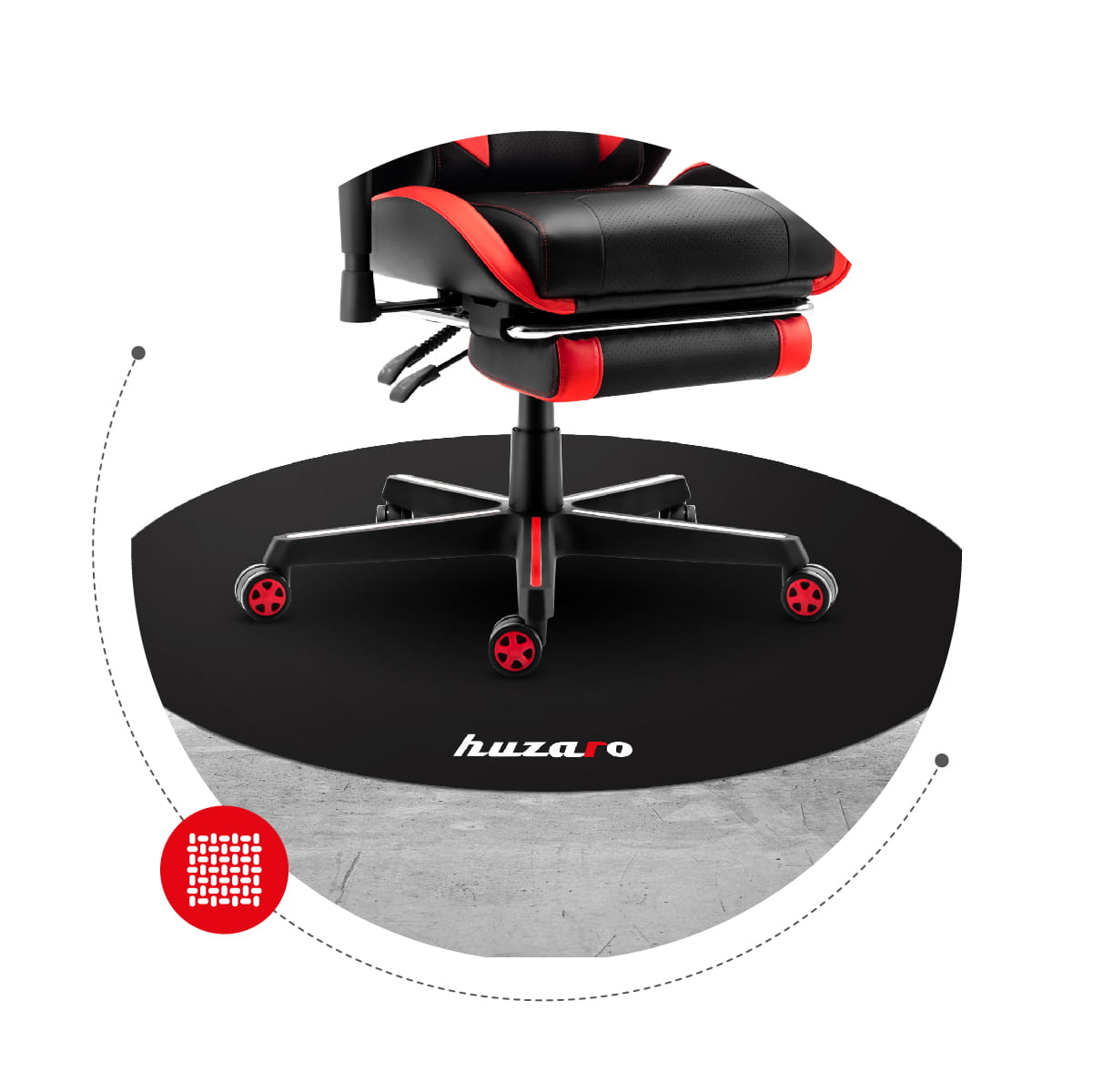 Covoraș de gaming sub scaun Huzaro FloorMat 3.0