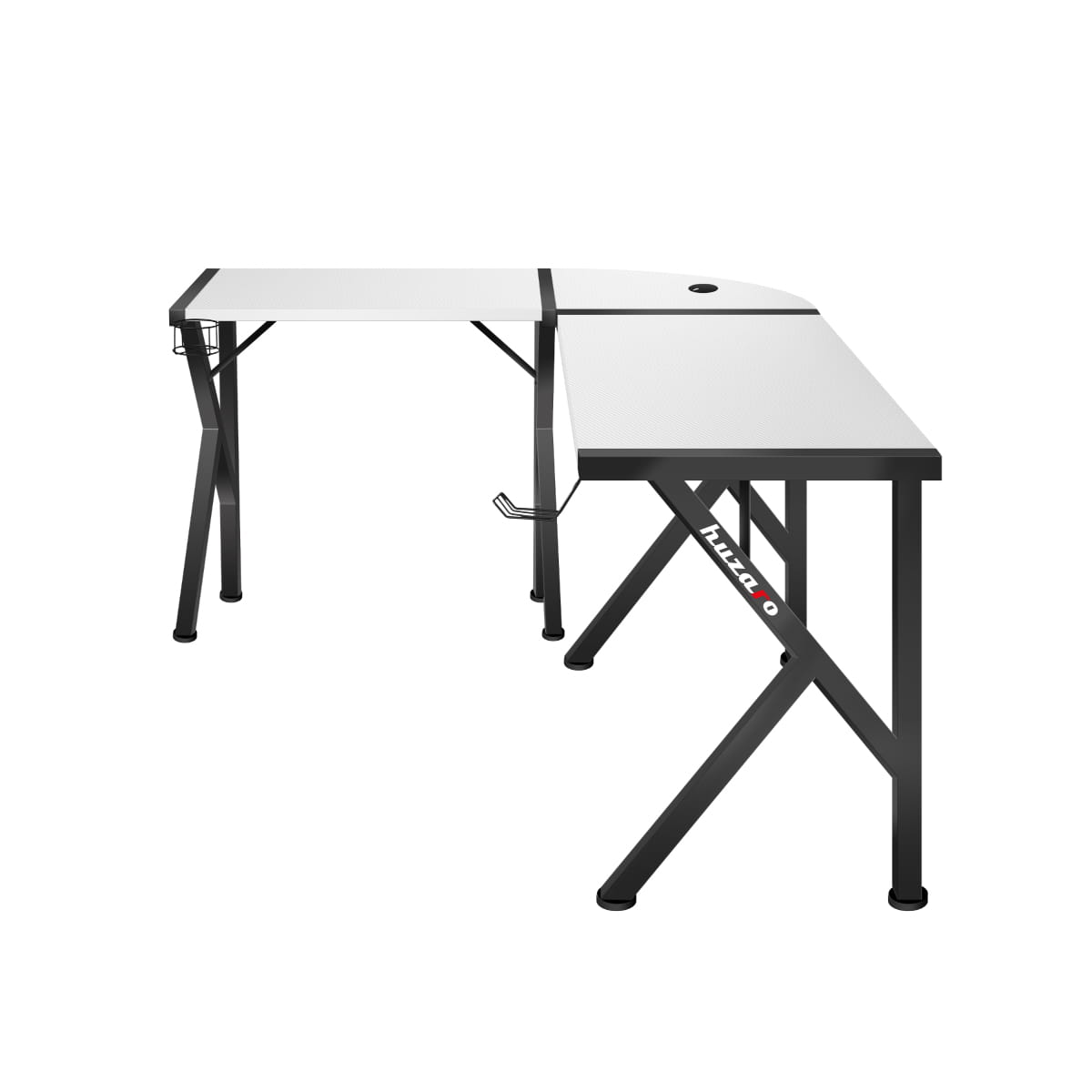 Huzaro Hero 6.3 Alb 154 cm birou de gaming
