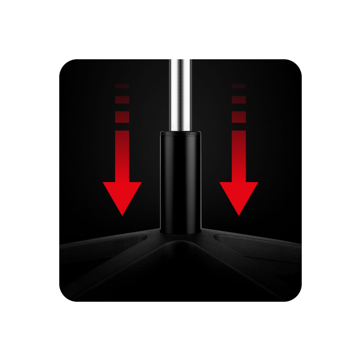 Acționator universal cu gaz pentru scaune pivotante