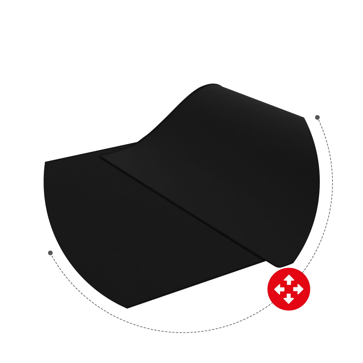 Mouse pad de gaming Huzaro 1.0 XL