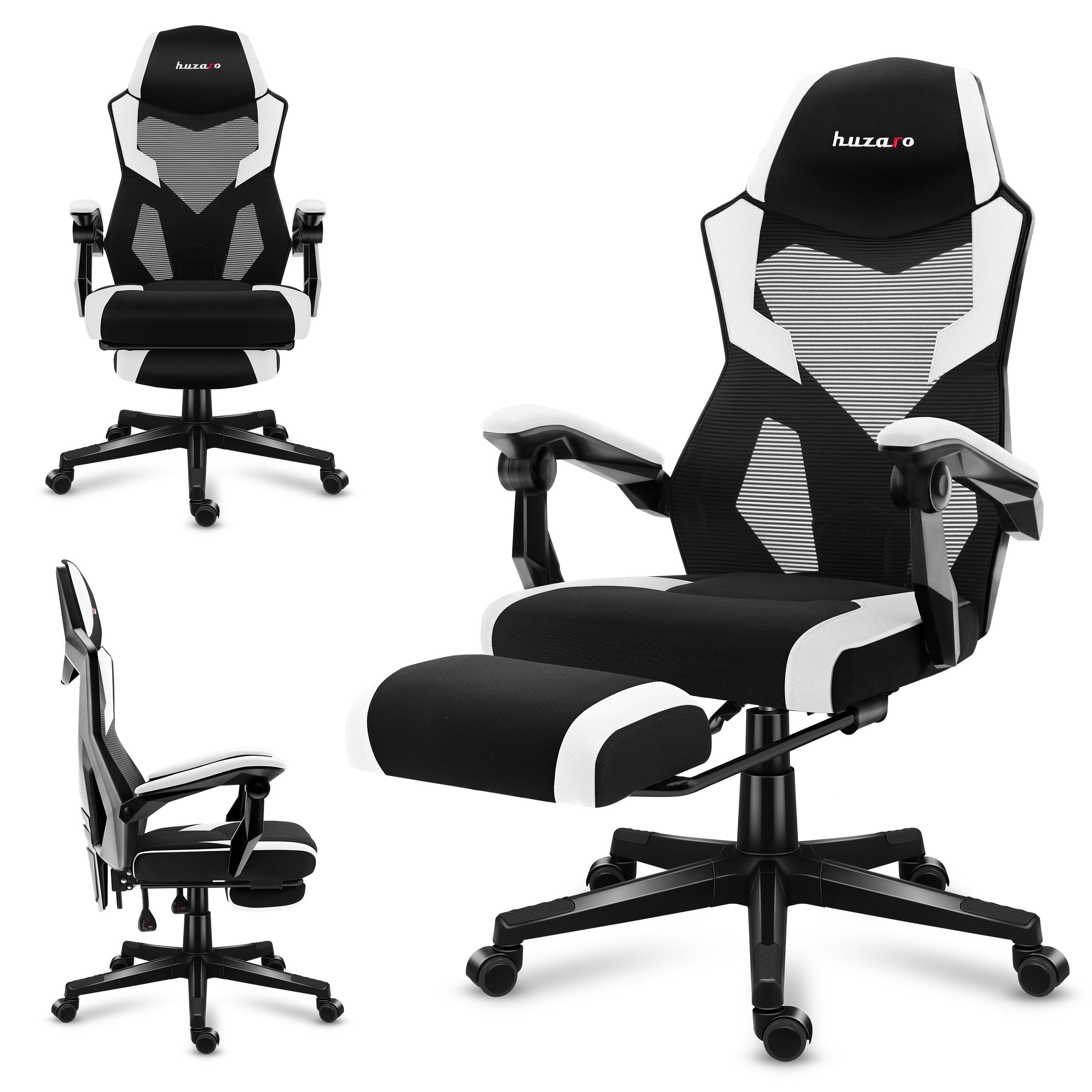 Scaun de gaming Huzaro Combat 3.1 White