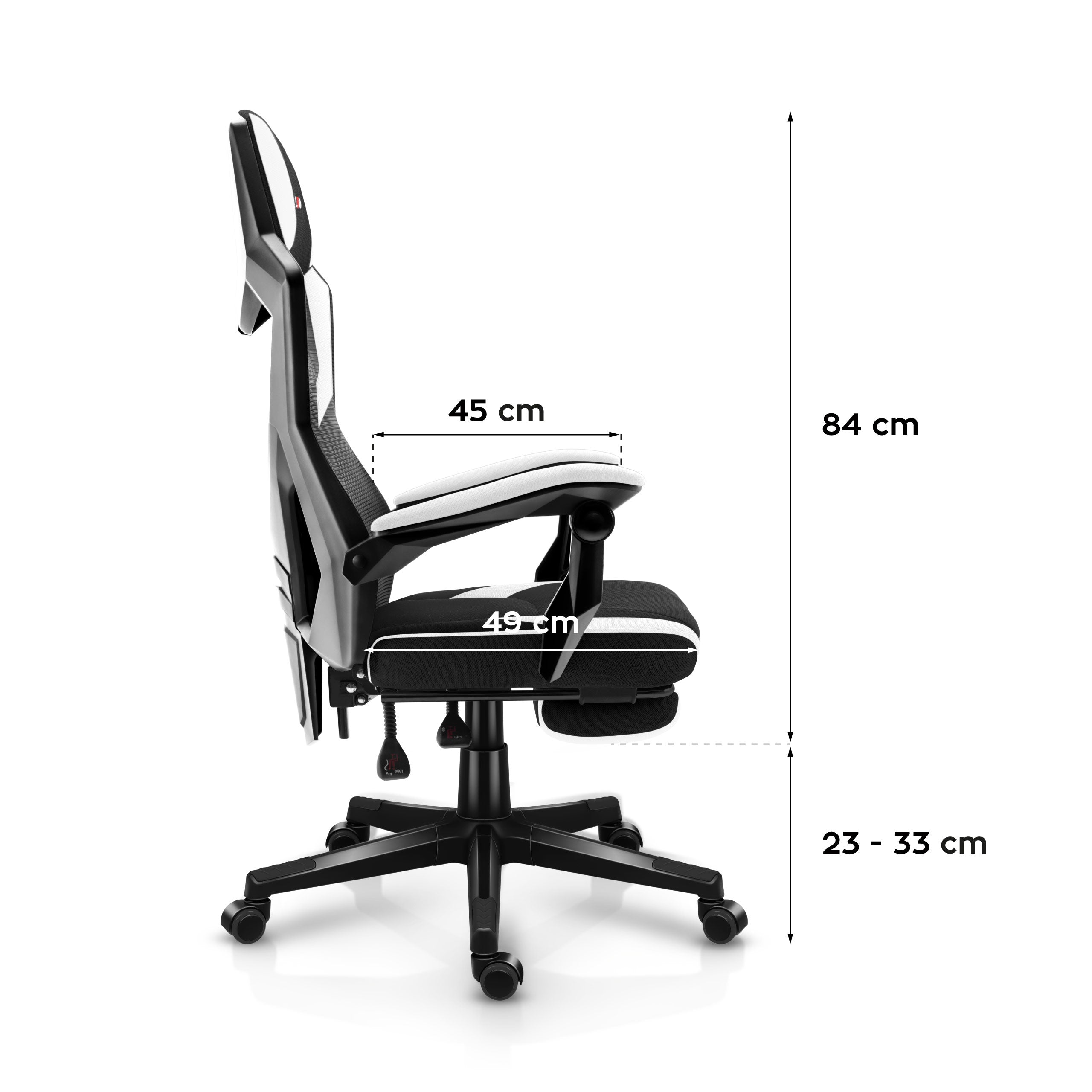 Scaun de gaming Huzaro Combat 3.1 White