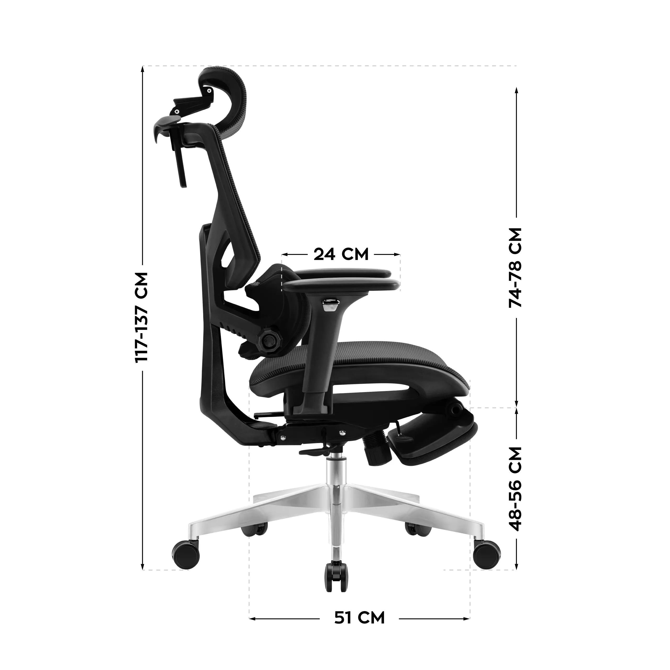 Scaun ergonomic Mark Adler Expert 8.7 Black Mesh