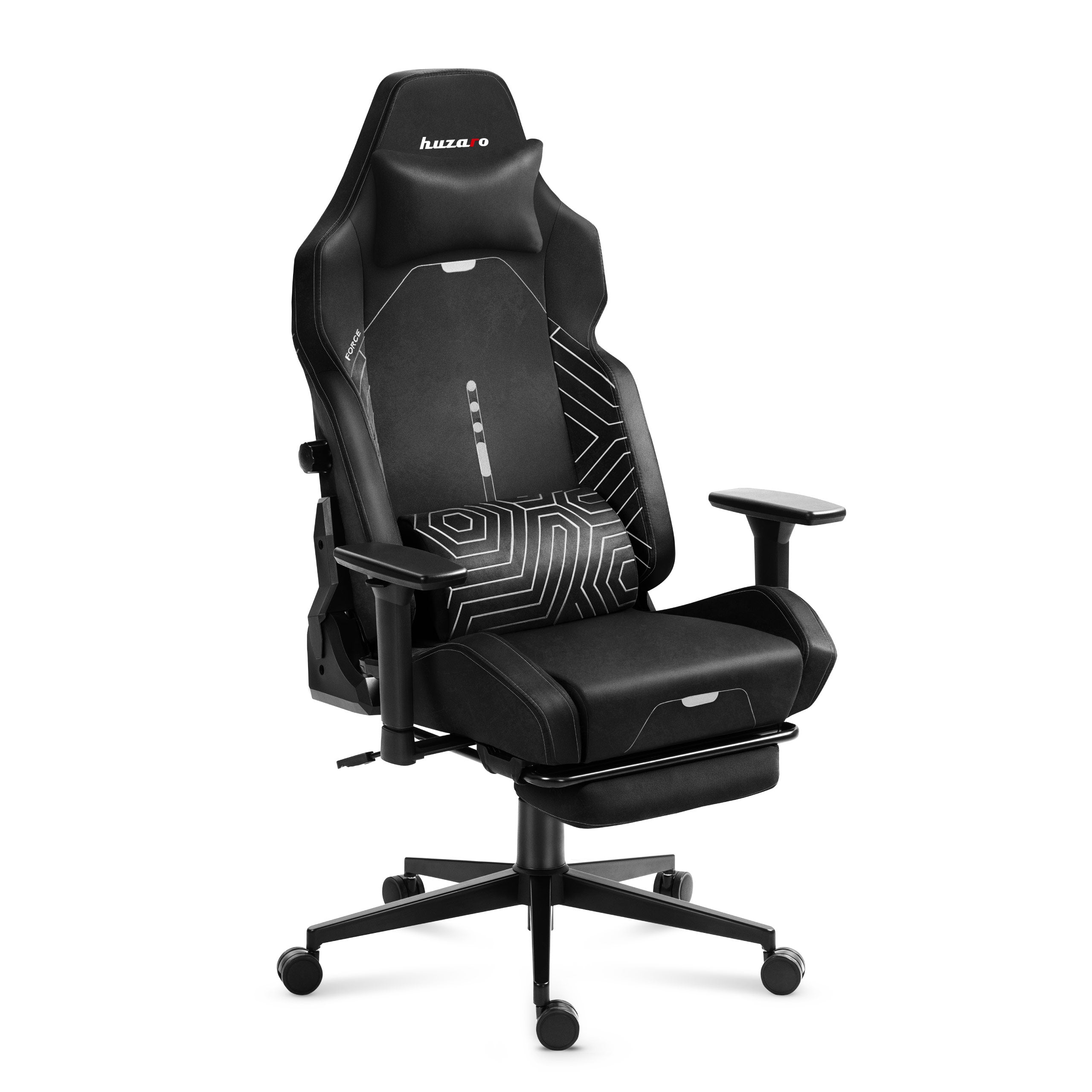 HUZARO FORCE 8.1 Fotoliu de gaming negru