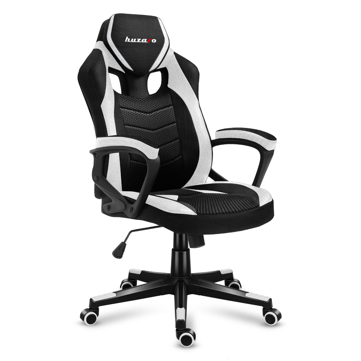 Scaun de gaming Huzaro Force 2.5 White Mesh