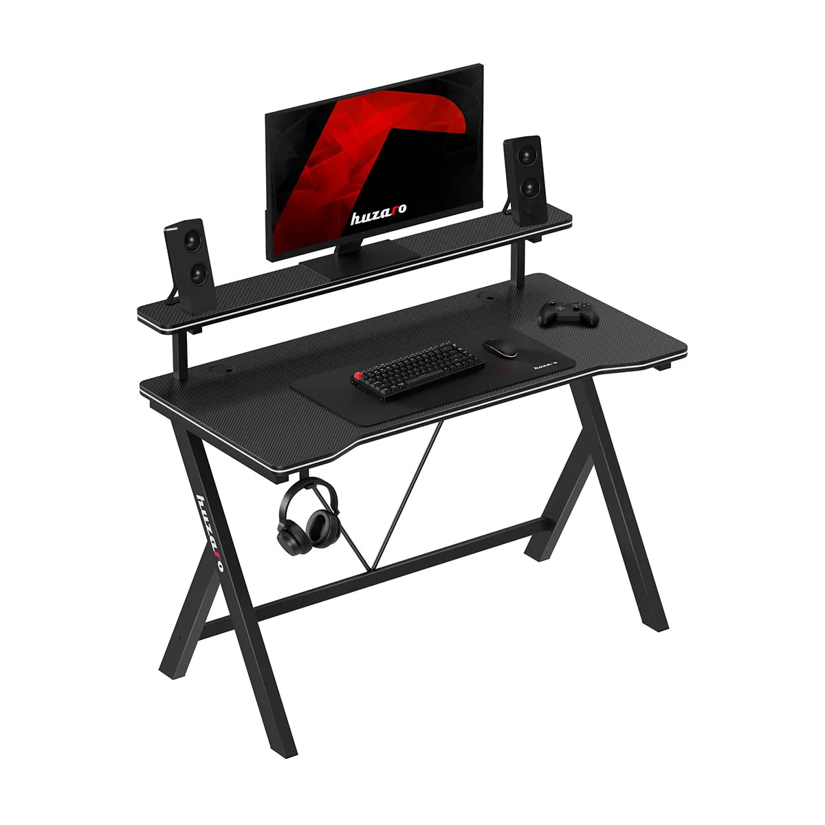 Huzaro Hero 1.9 Black birou de gaming 120 cm